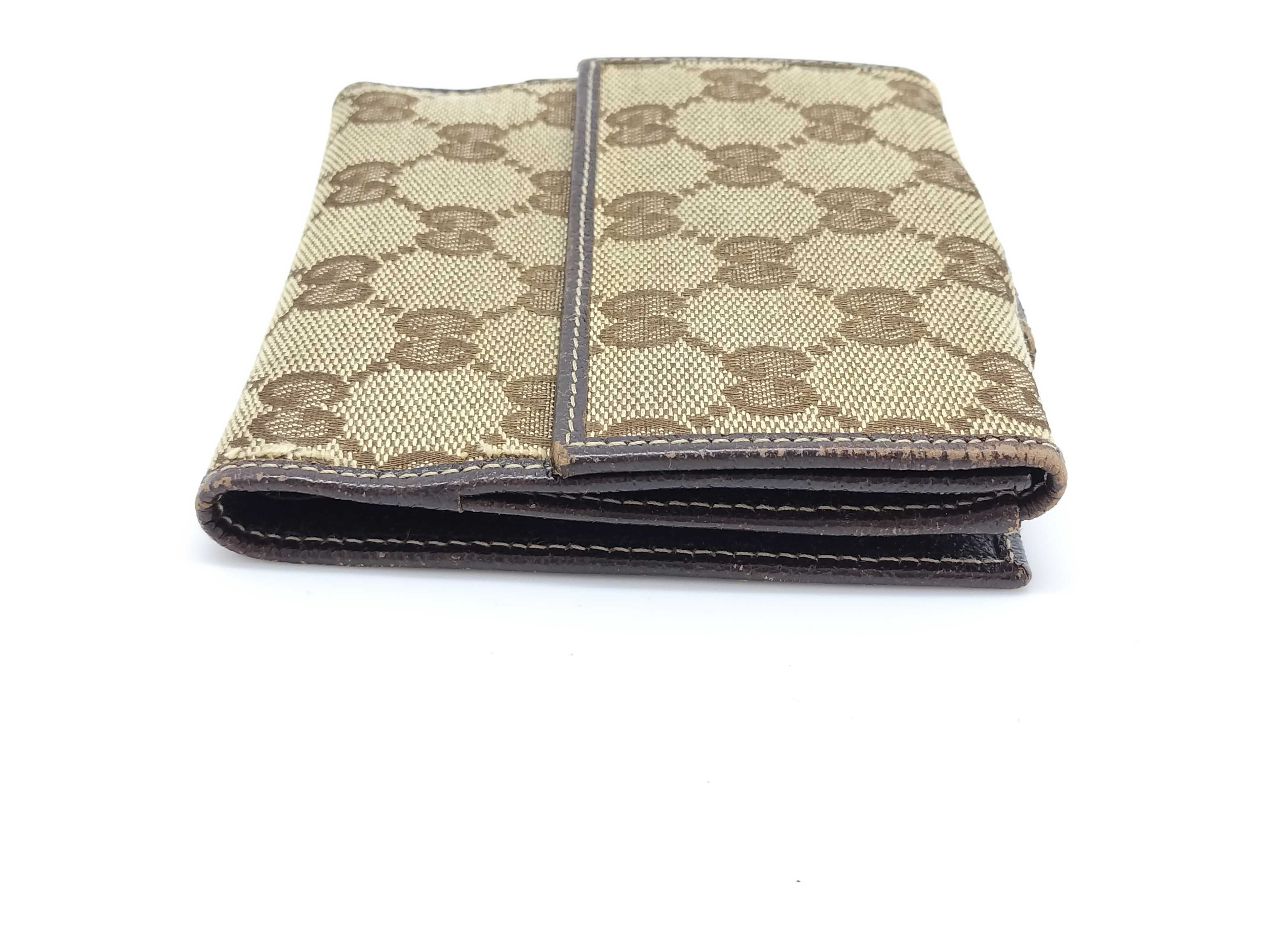 GG Canvas Folding Wallet with Charm (154182) — view 5