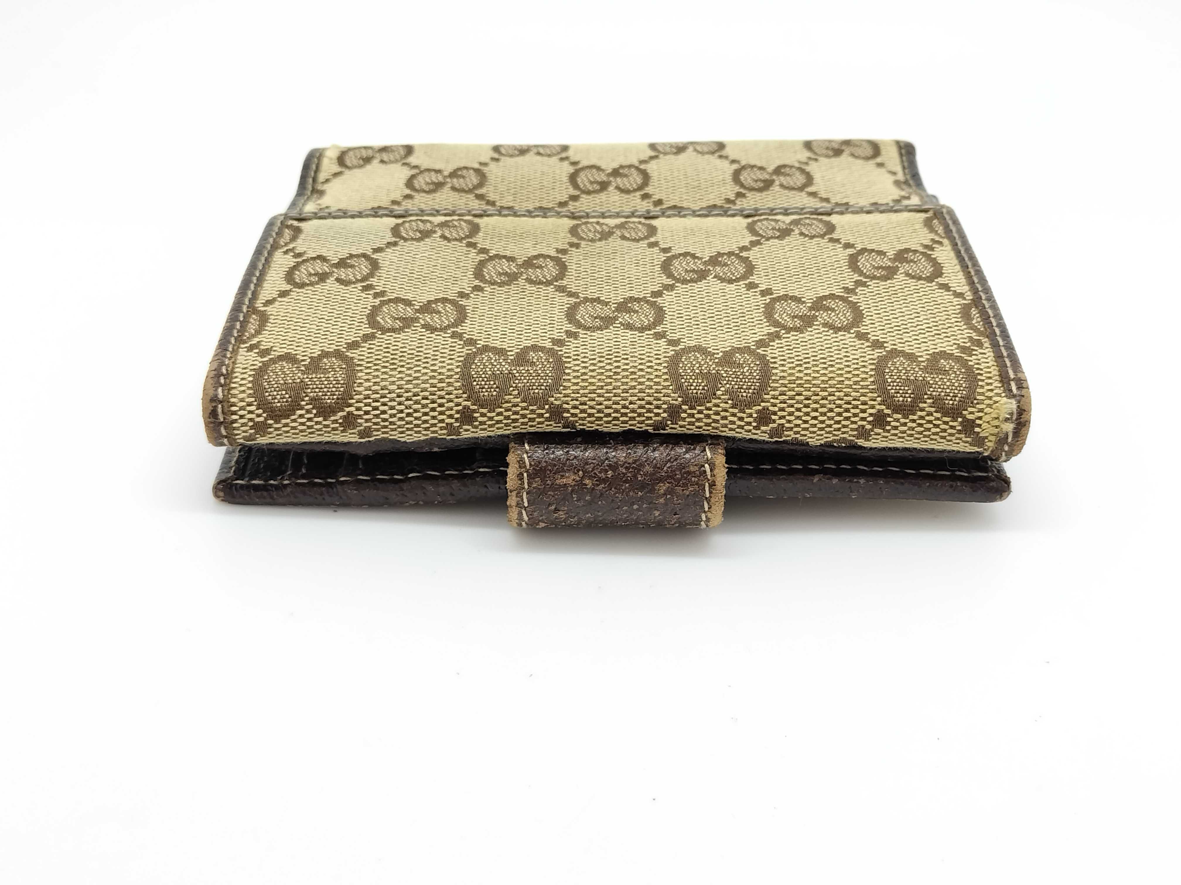GG Canvas Folding Wallet with Charm (154182) — view 6