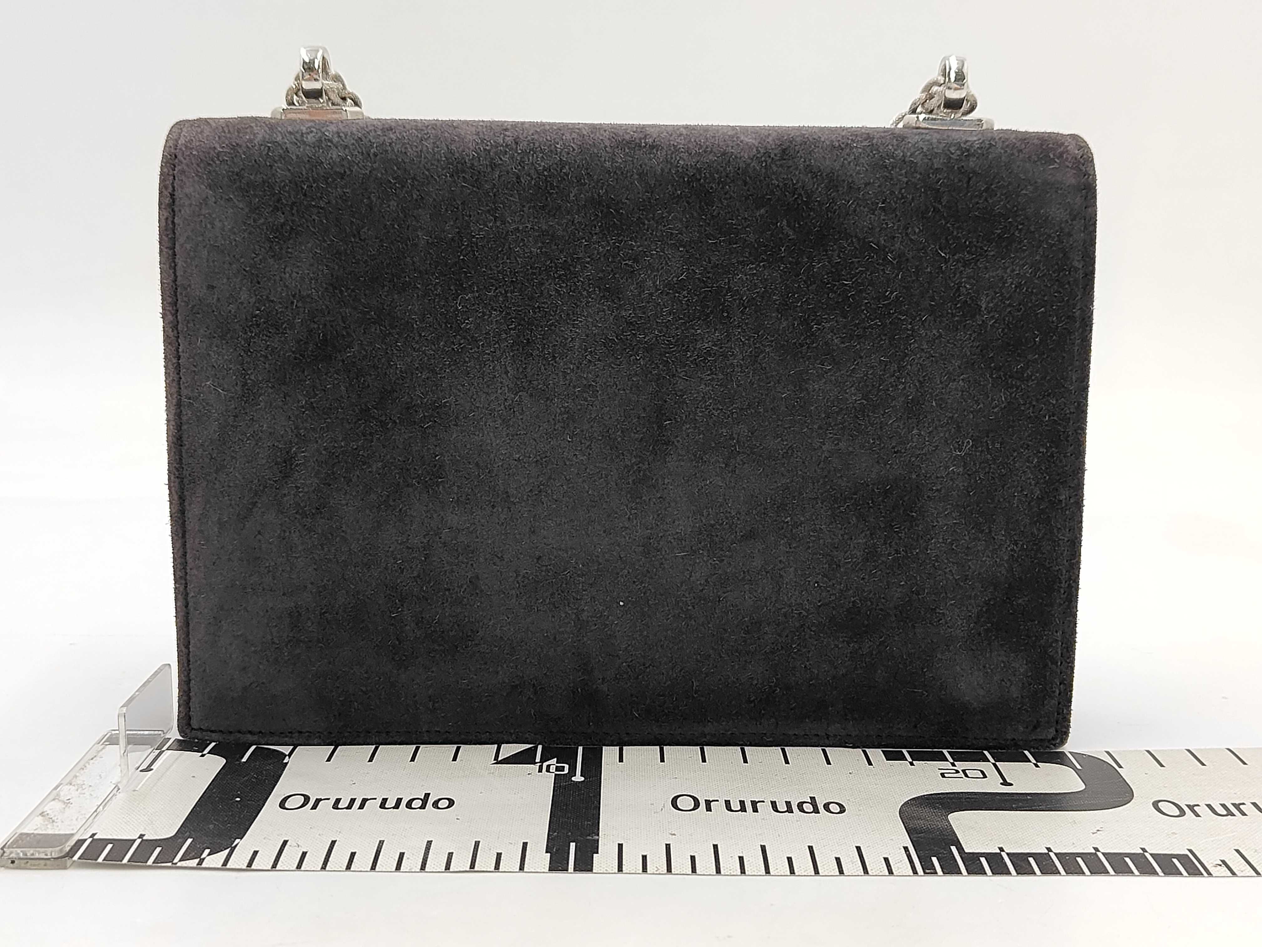 Alcazar Chain Shoulder Bag, Navy — view 2