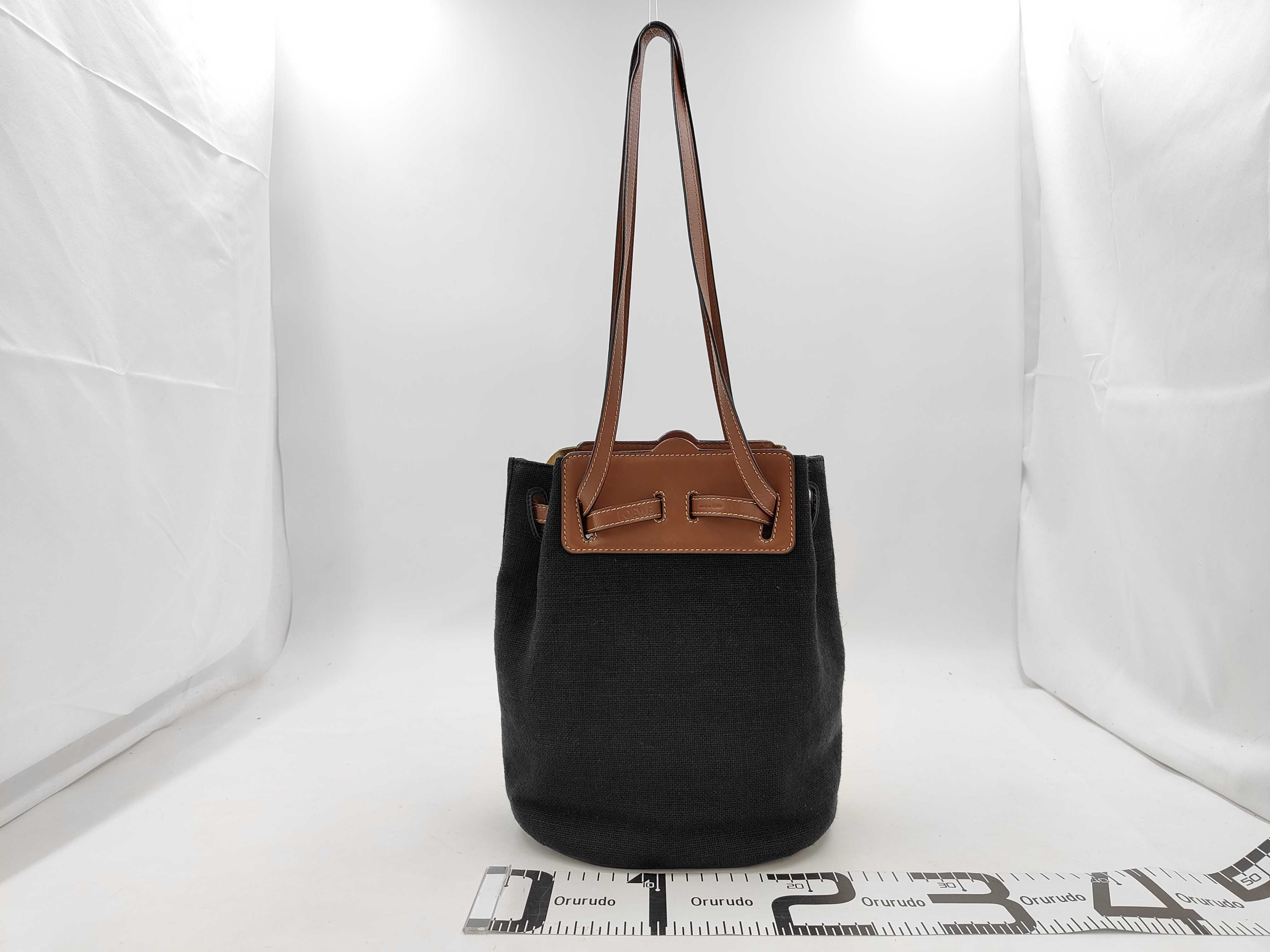 William De Morgan Cotton Shoulder Bag, Black — view 2