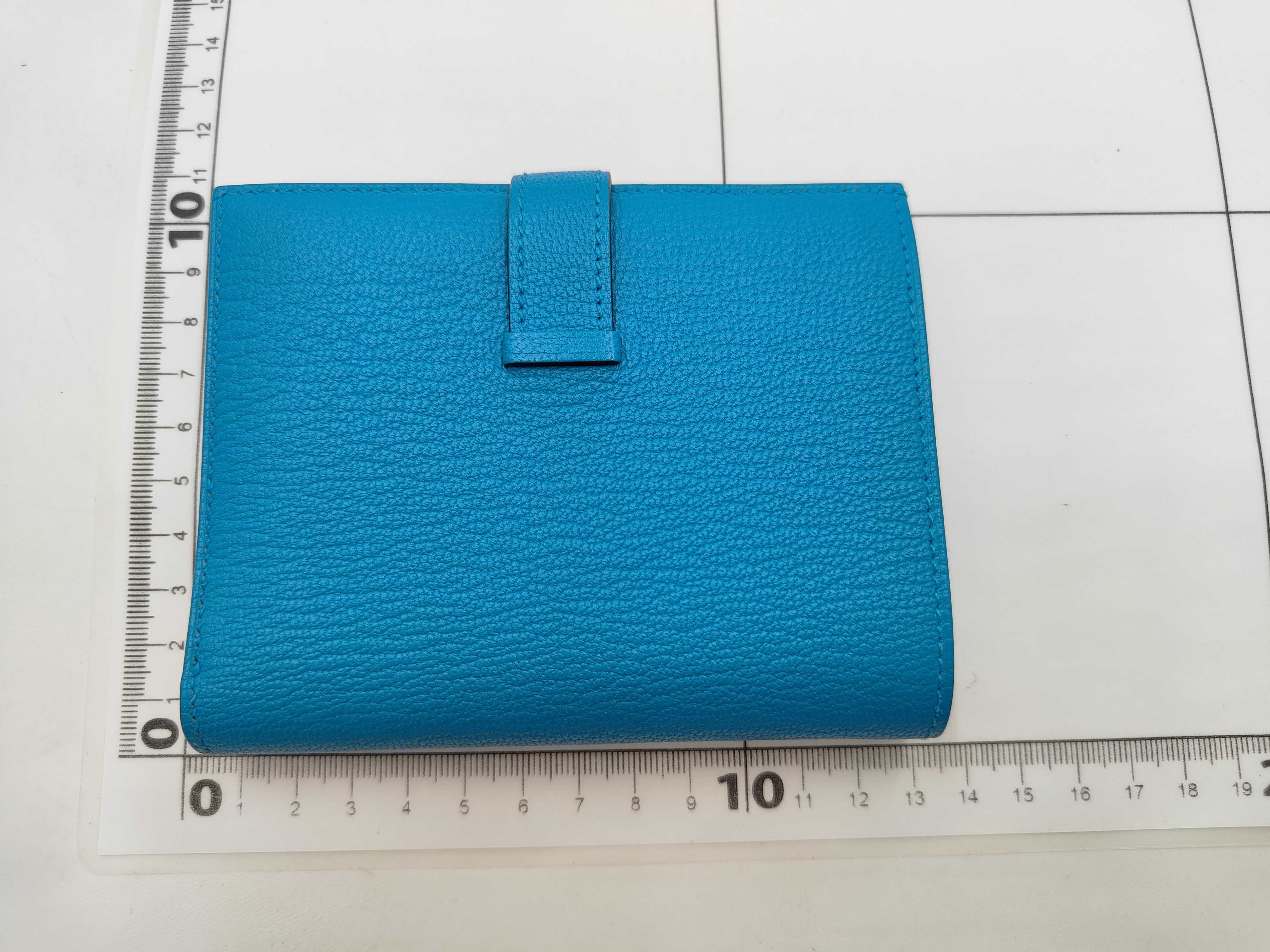 Bearn Compact Chevre Blue Frida Wallet (W stamp) — view 2
