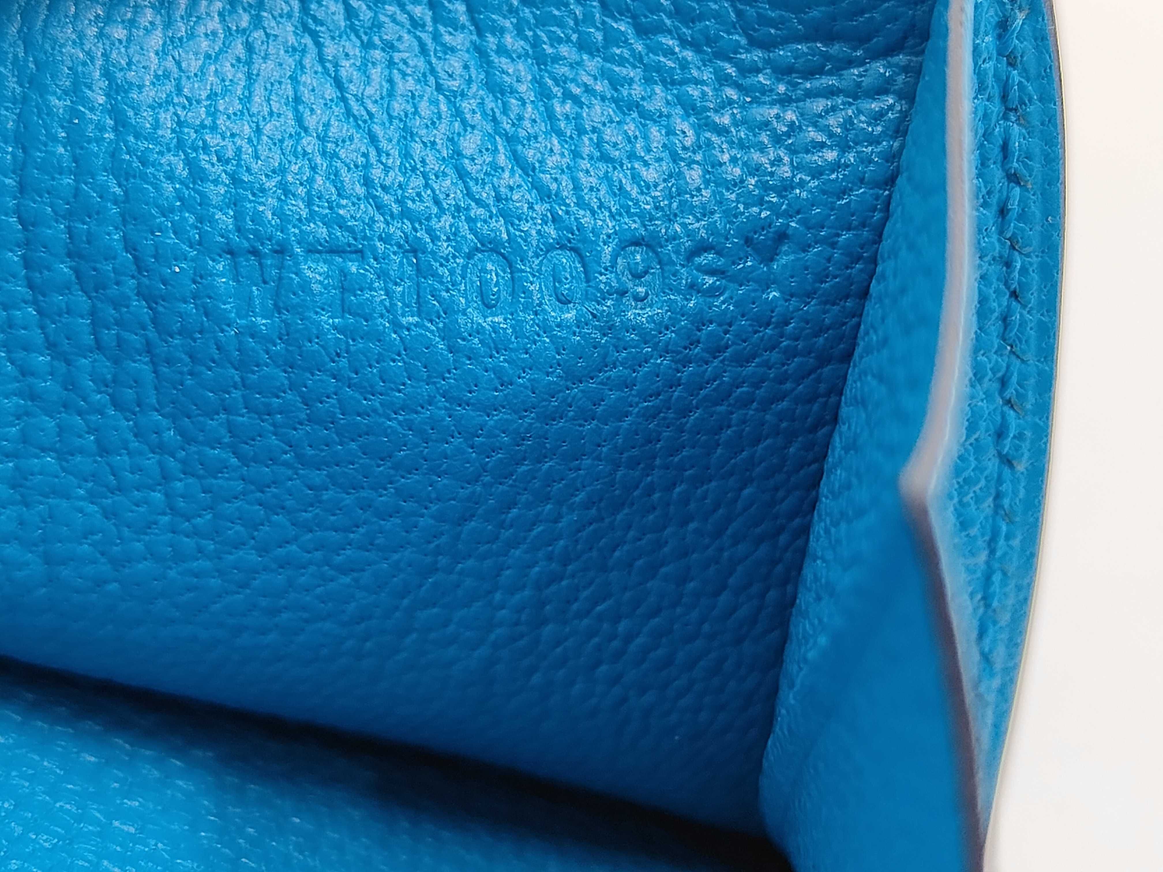 Bearn Compact Chevre Blue Frida Wallet (W stamp) — view 12