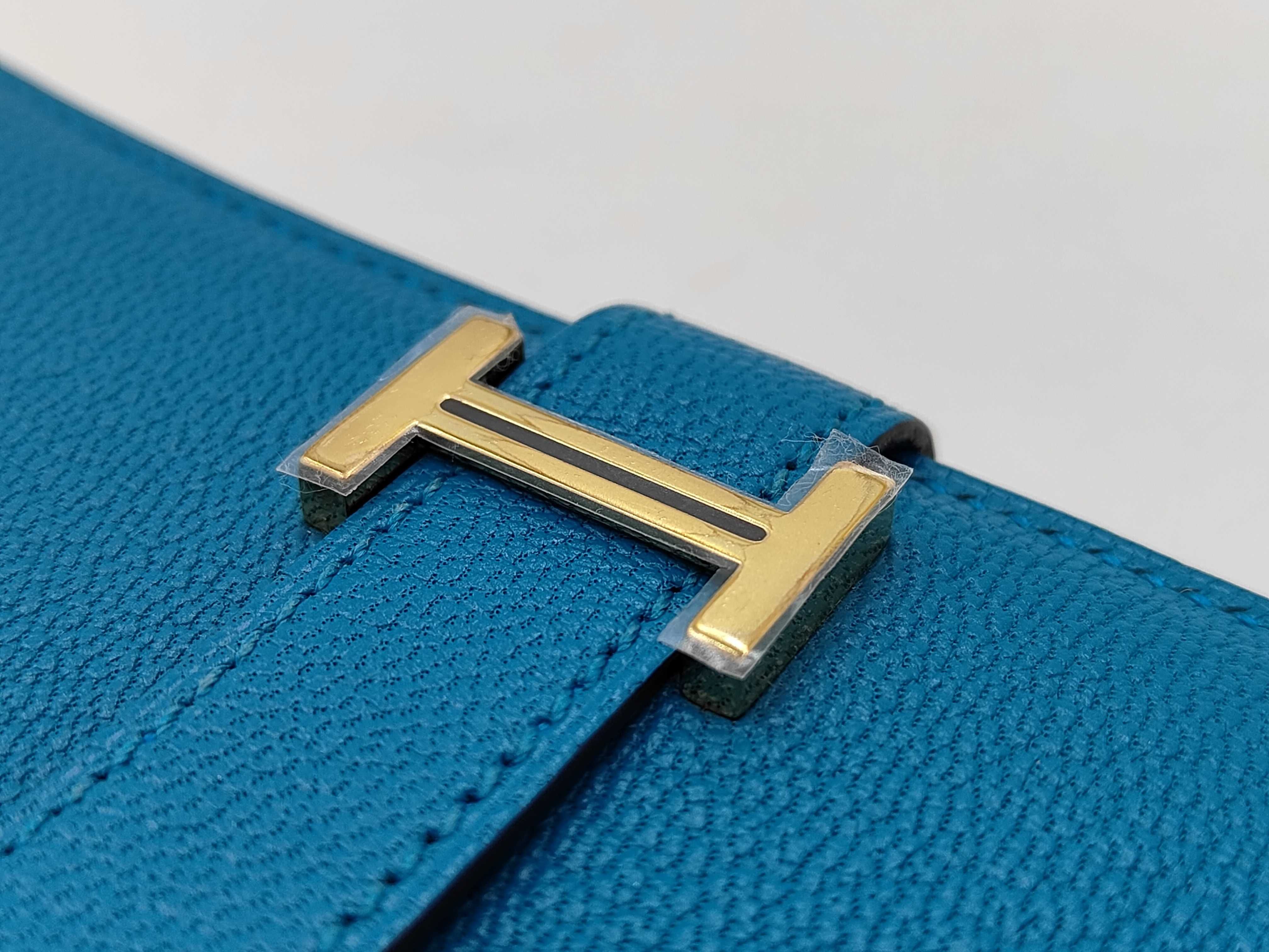 Bearn Compact Chevre Blue Frida Wallet (W stamp) — view 8