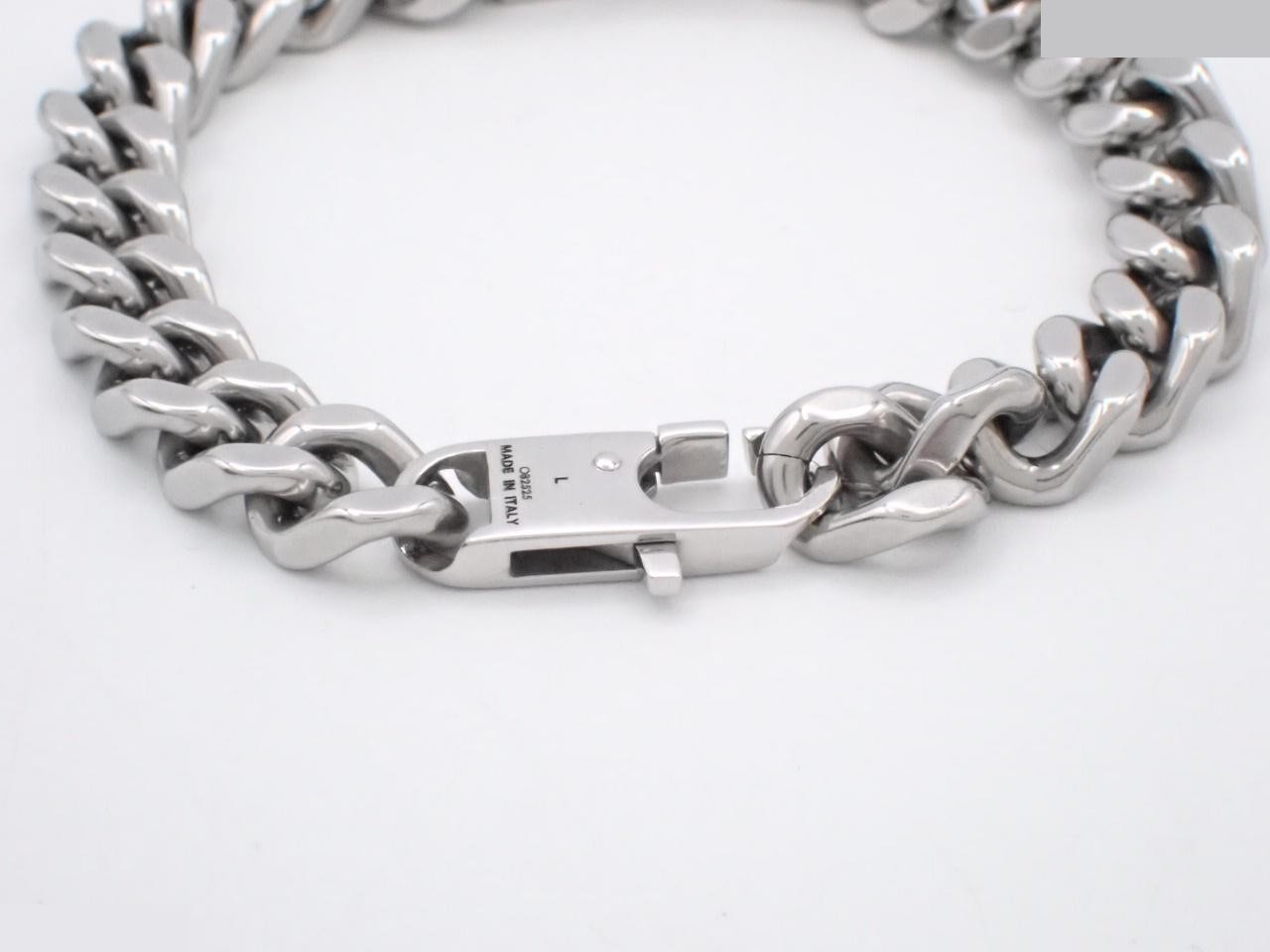 Bracelet, FF brand, curb chain, silver, size L, with box. — view 3