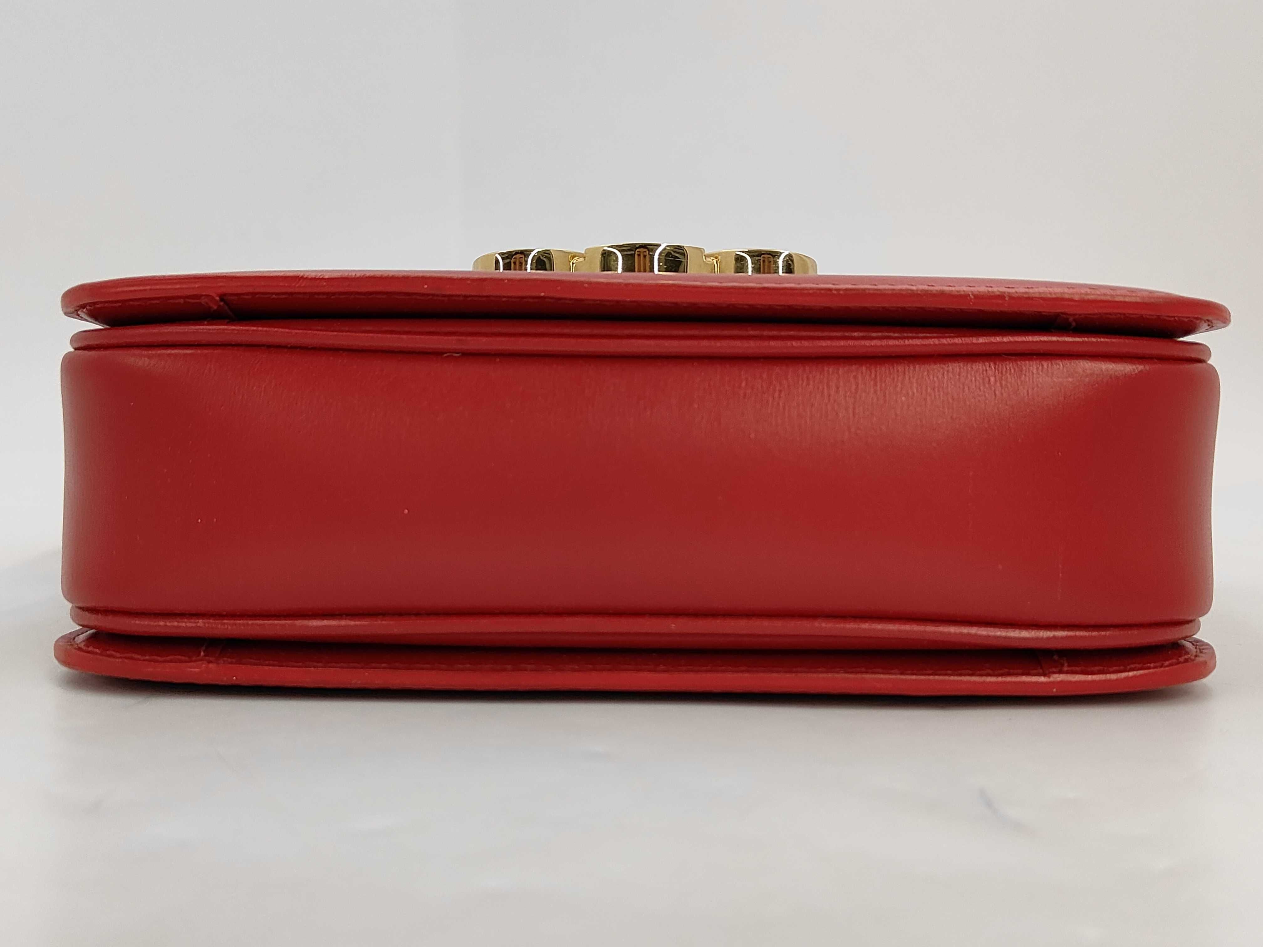 Triomphe Red Small Shoulder Bag — view 3