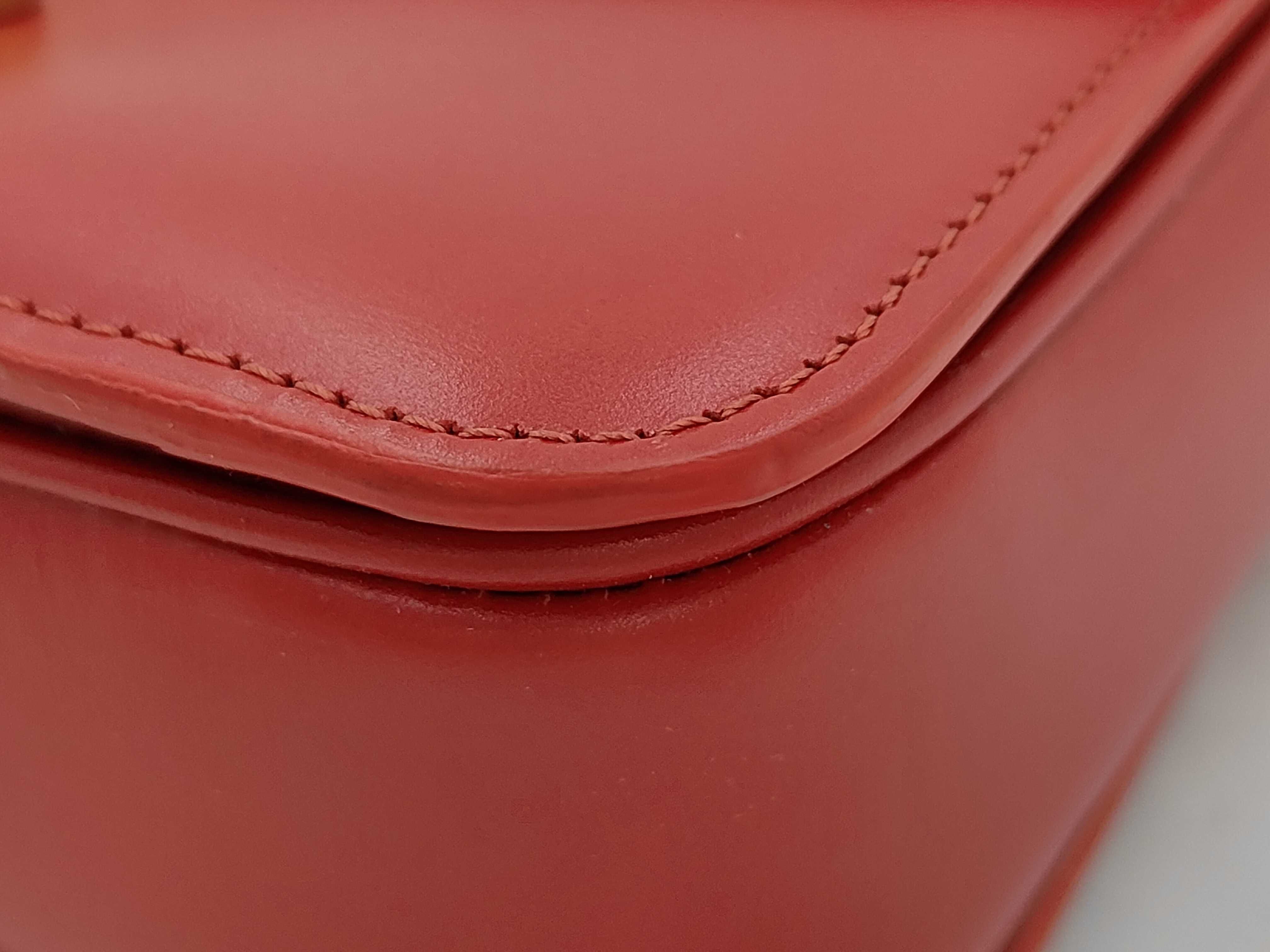 Triomphe Red Small Shoulder Bag — view 4