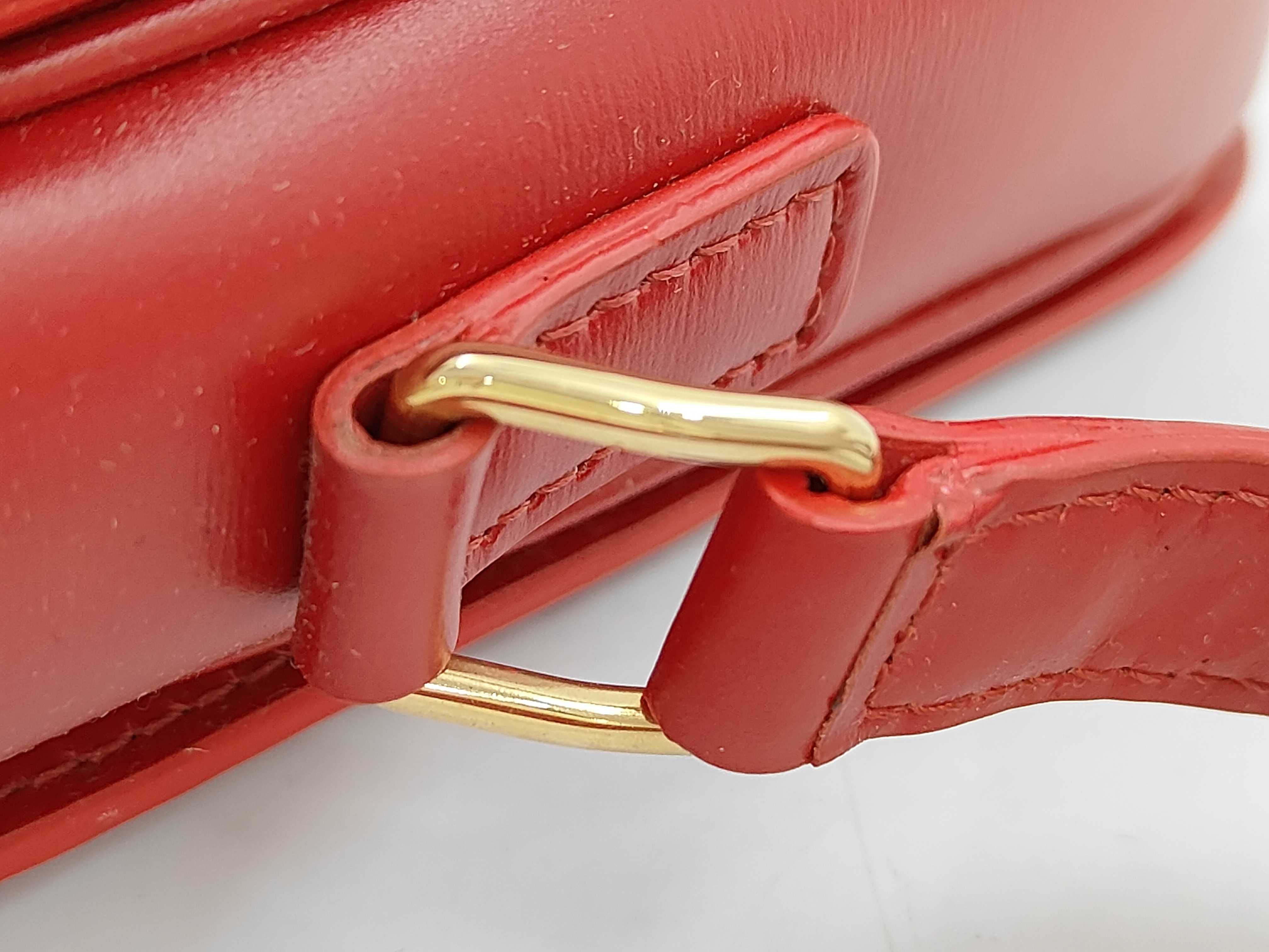 Triomphe Red Small Shoulder Bag — view 7