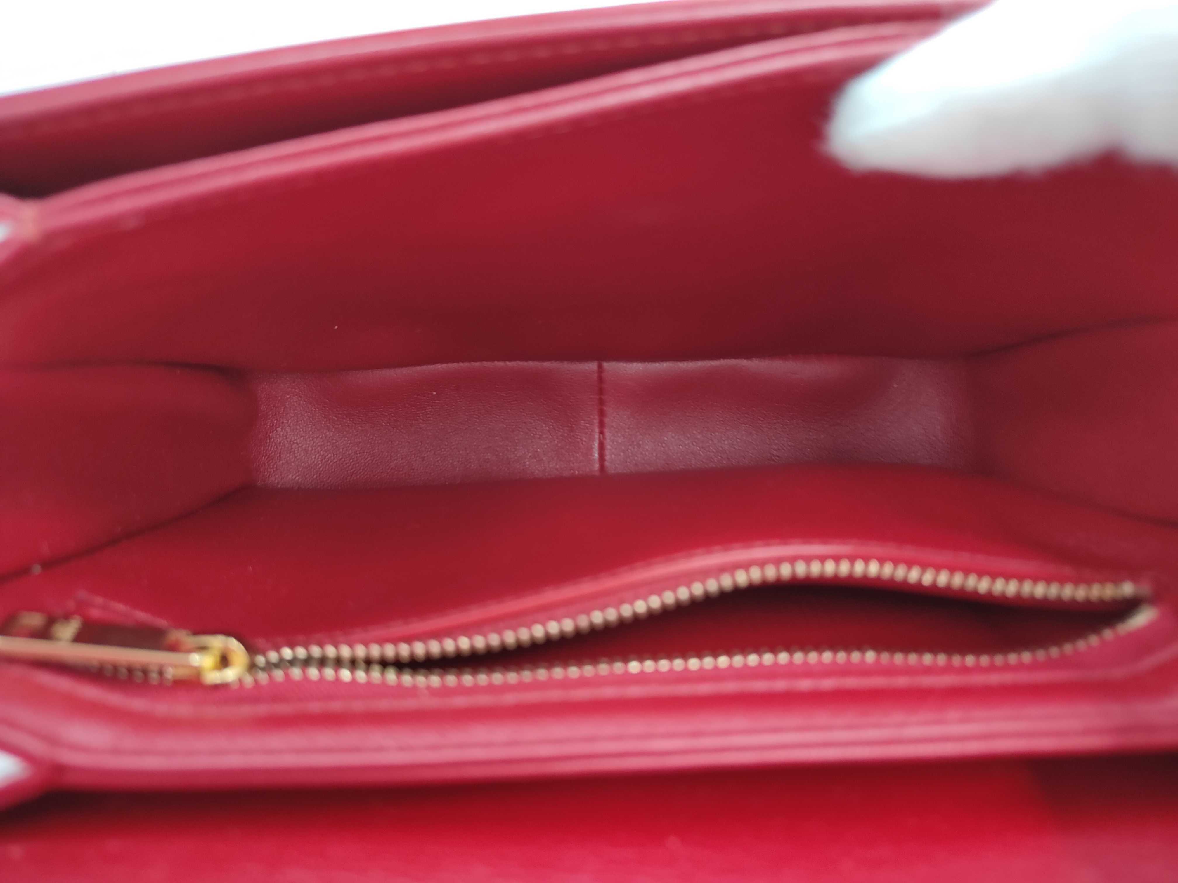Triomphe Red Small Shoulder Bag — view 8