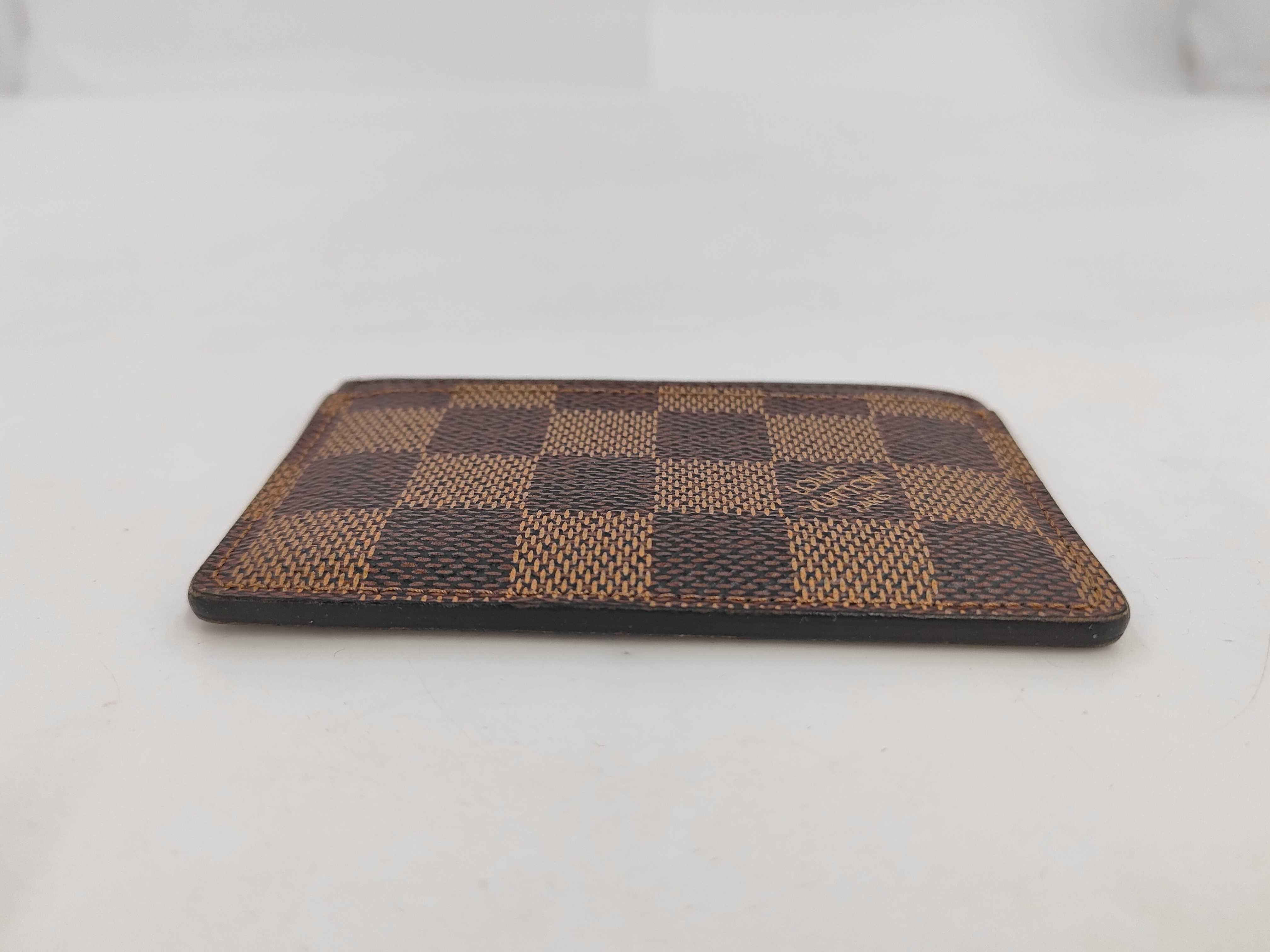 Damier Simple Damier Card Case/Pass Case/Business Card Holder (with dust bag and box) — view 3