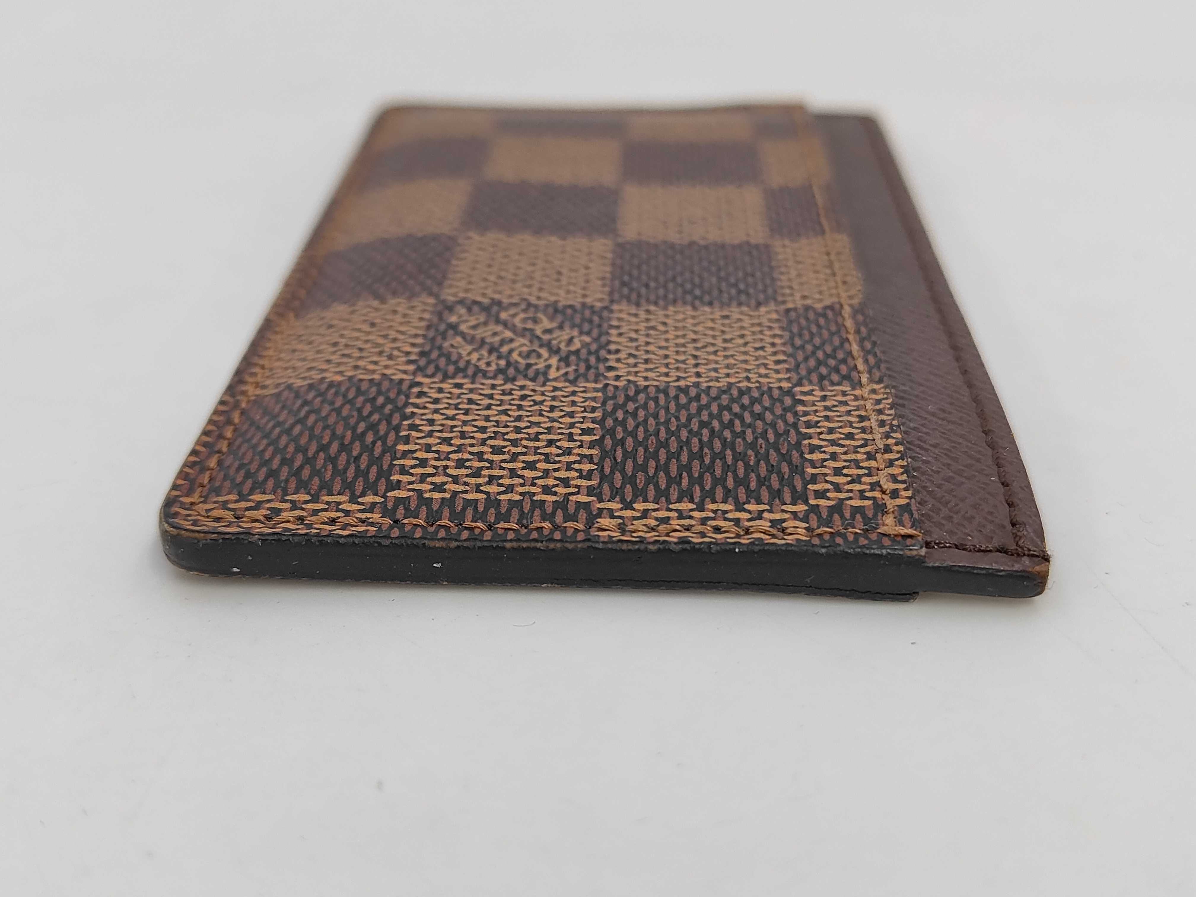 Damier Simple Damier Card Case/Pass Case/Business Card Holder (with dust bag and box) — view 4