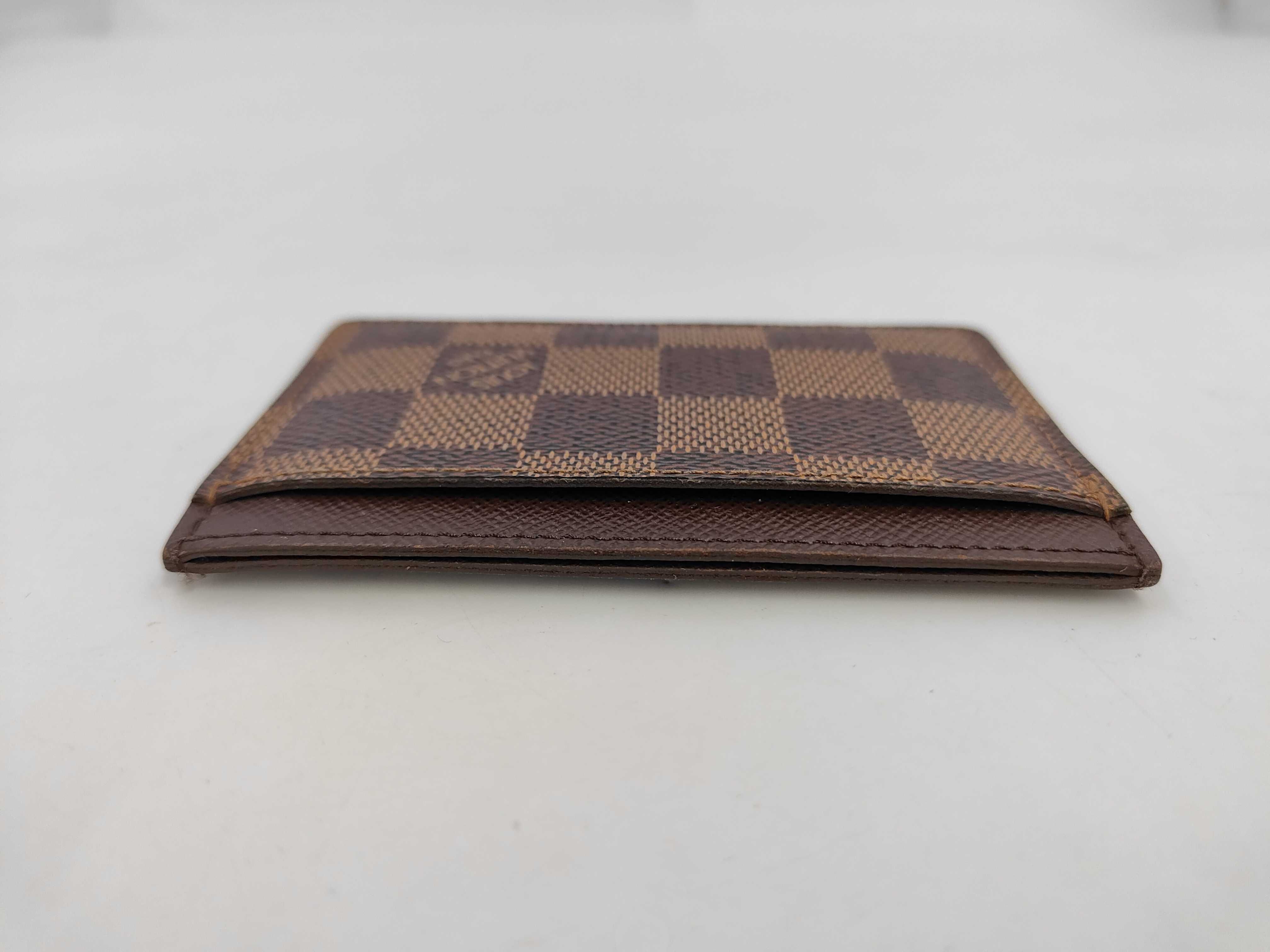 Damier Simple Damier Card Case/Pass Case/Business Card Holder (with dust bag and box) — view 5