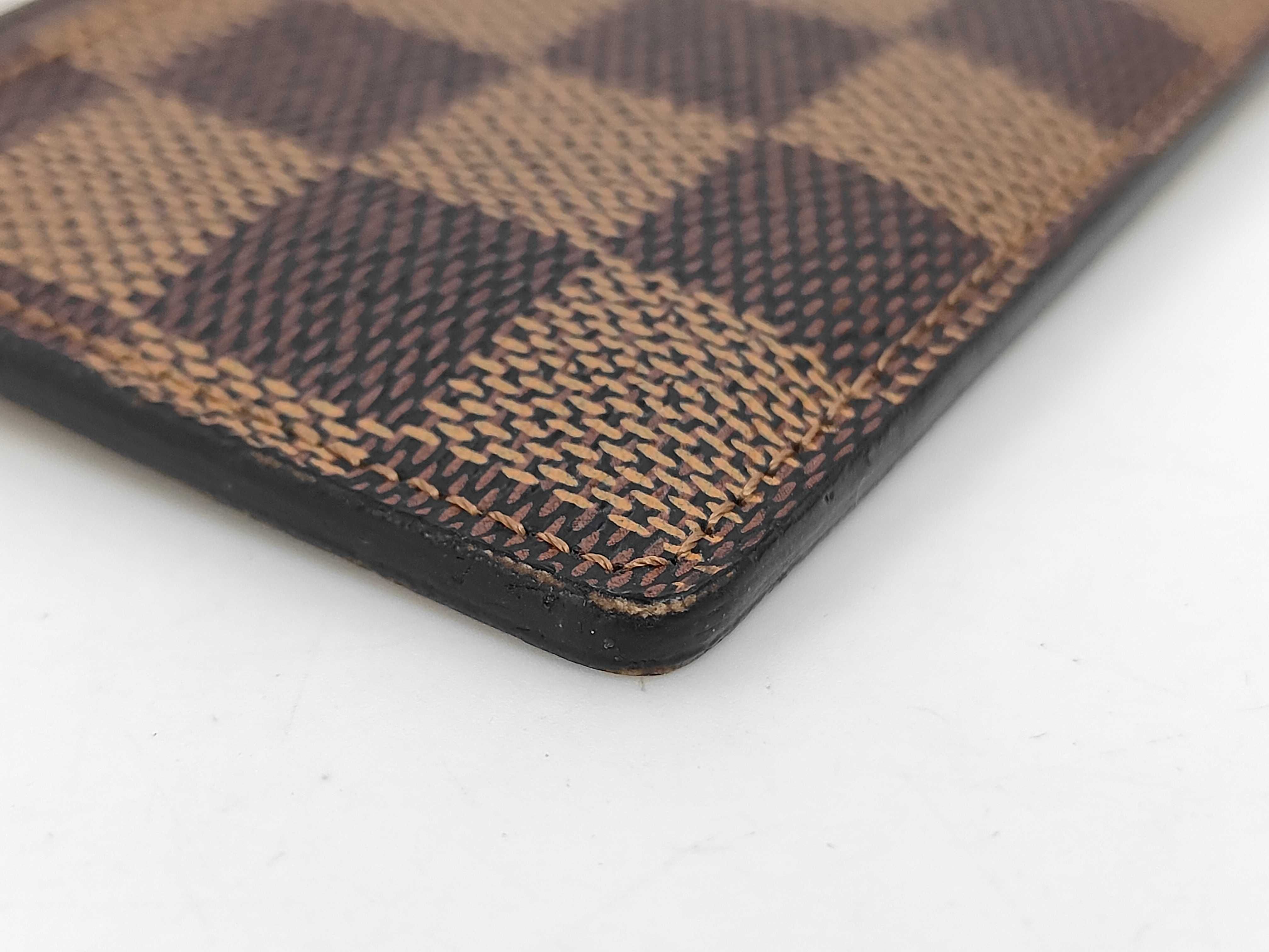 Damier Simple Damier Card Case/Pass Case/Business Card Holder (with dust bag and box) — view 7