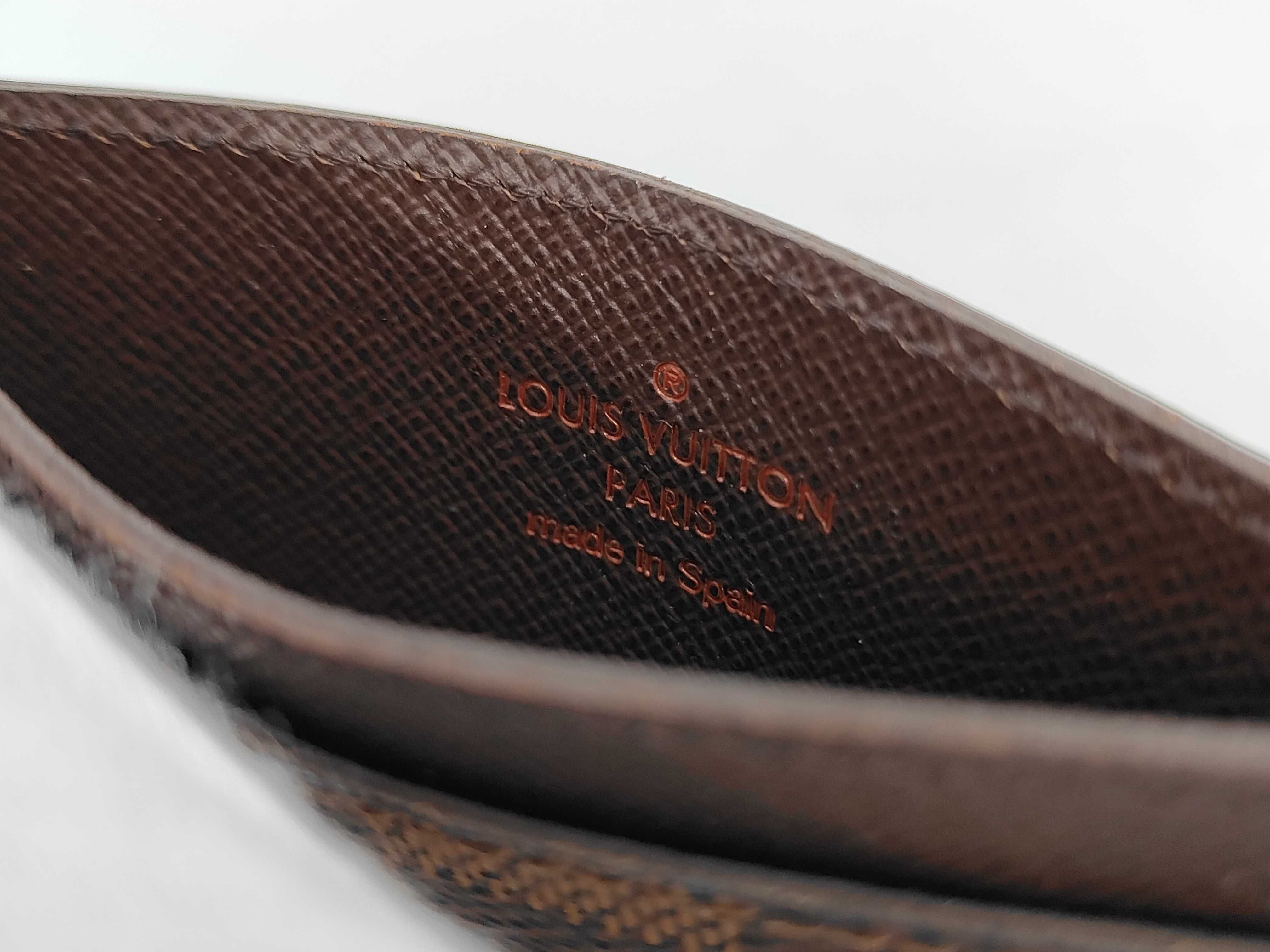 Damier Simple Damier Card Case/Pass Case/Business Card Holder (with dust bag and box) — view 9