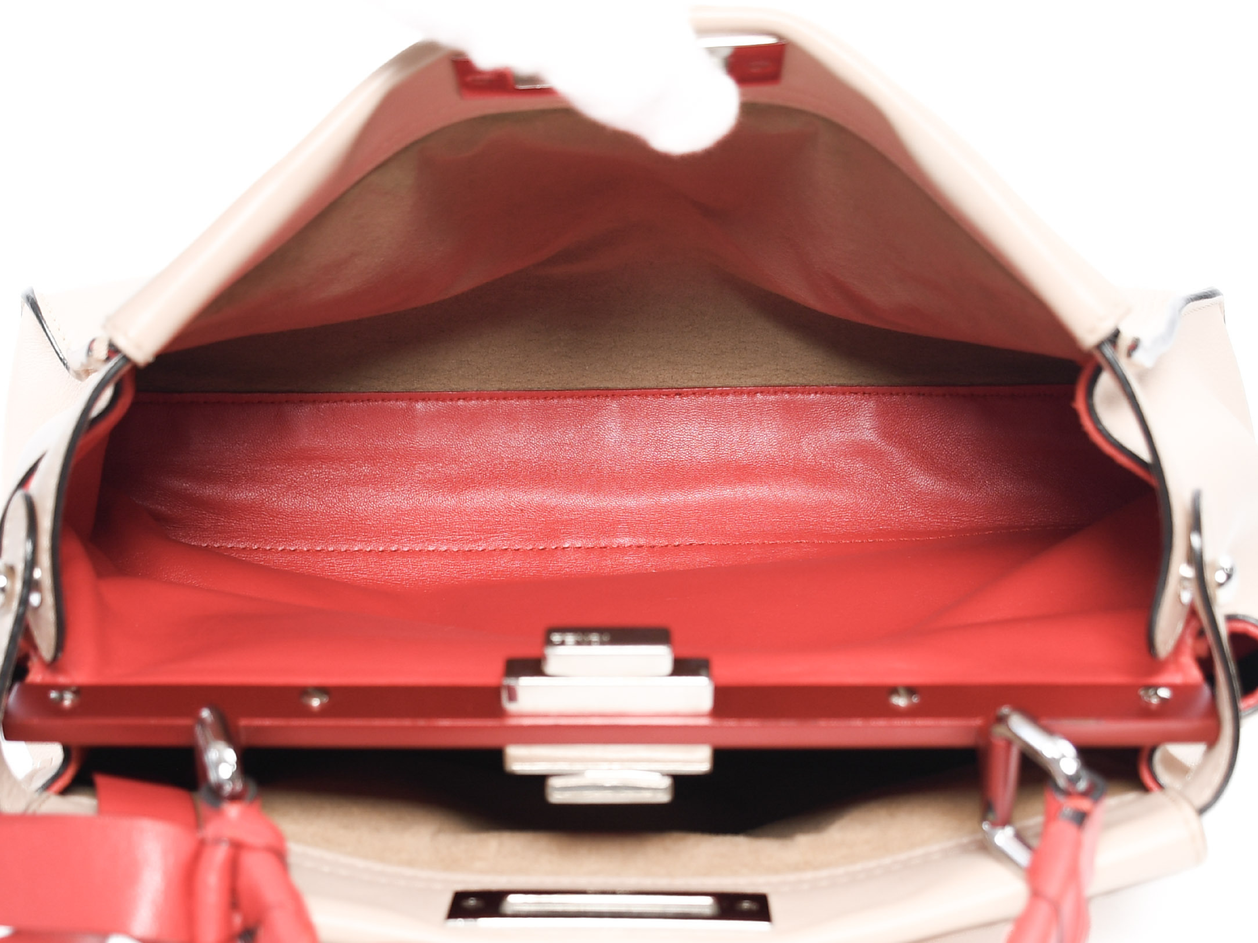 Peekaboo Regular Leather 2-Way Handbag (Strap and Dust Bag Included) — view 11