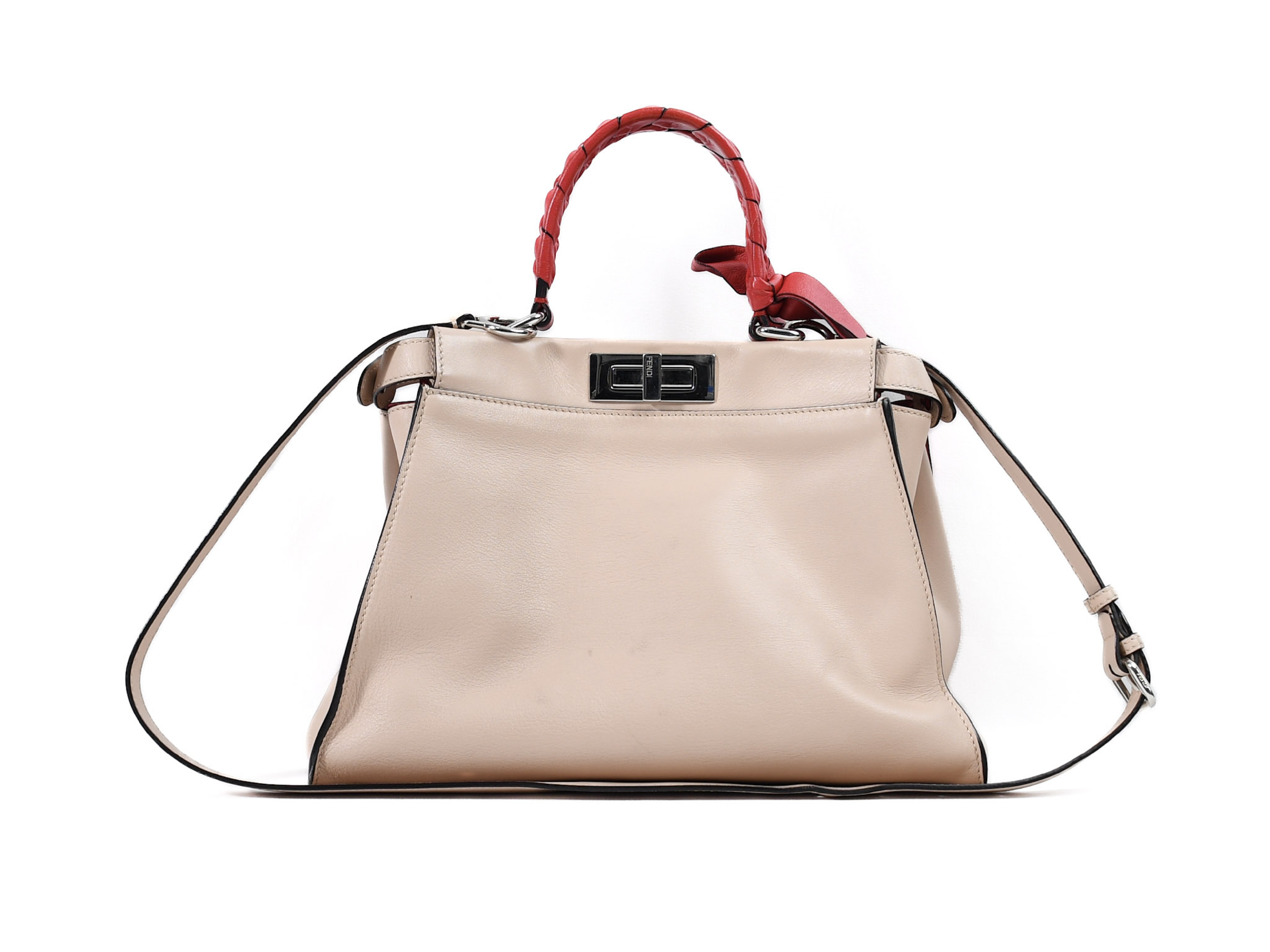 Peekaboo Regular Leather 2-Way Handbag (Strap and Dust Bag Included) — view 3