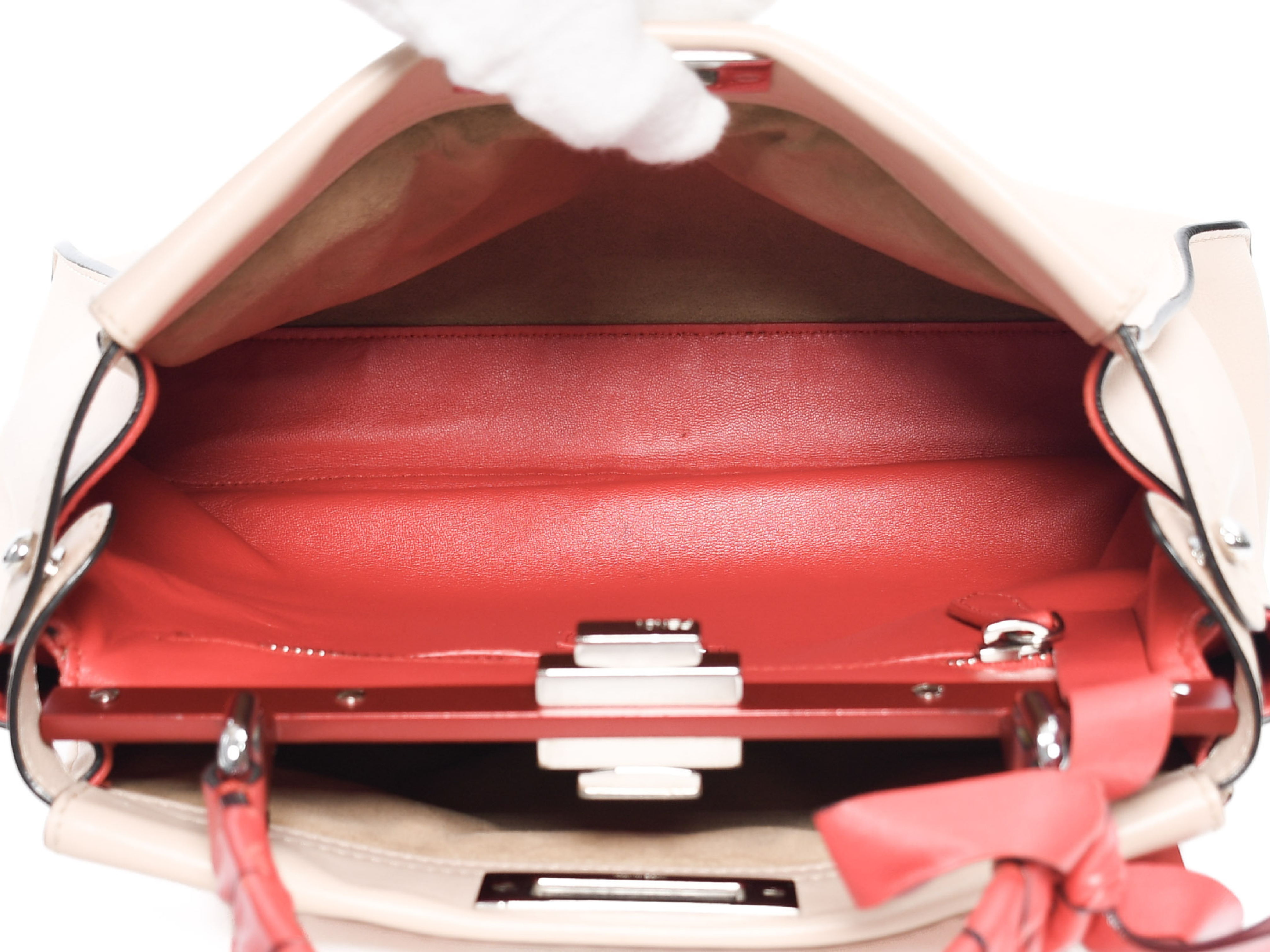 Peekaboo Regular Leather 2-Way Handbag (Strap and Dust Bag Included) — view 10