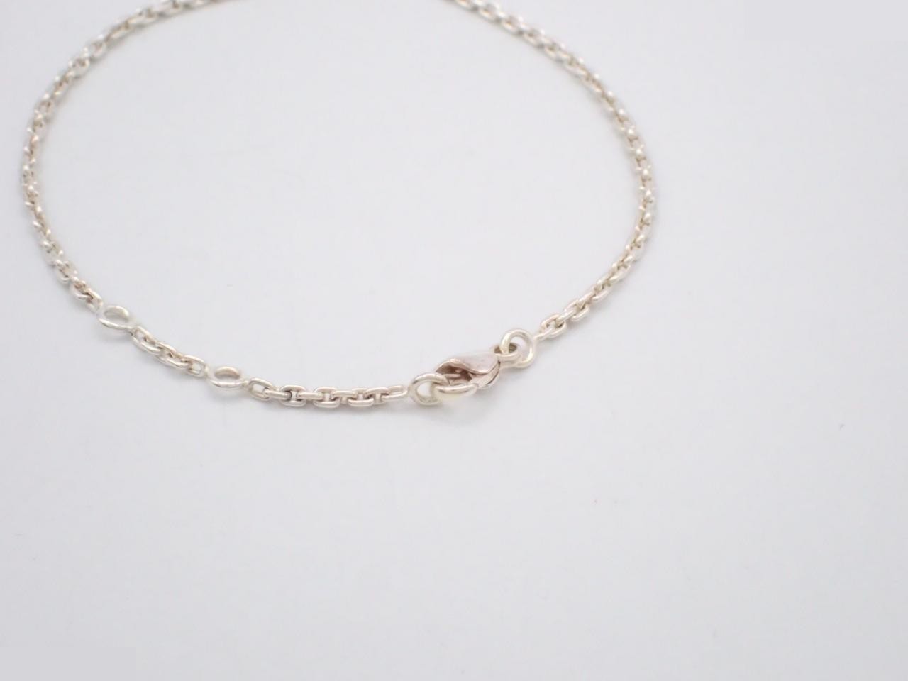 Sterling silver 925 / 4.2g Lockit bracelet, wrist circumference approximately 17.5cm — view 3