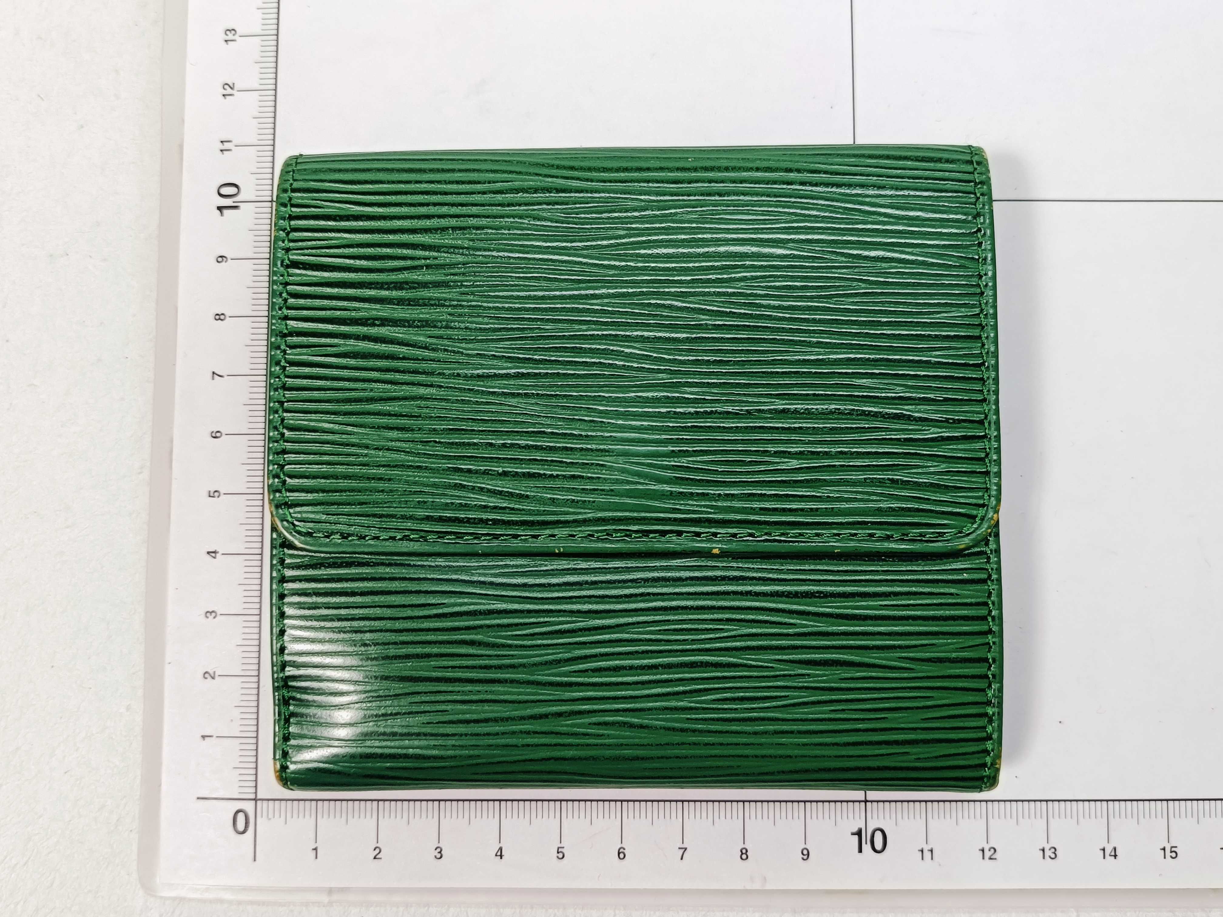 Epi Leather Double Snap Closure Borneo Wallet — view 2