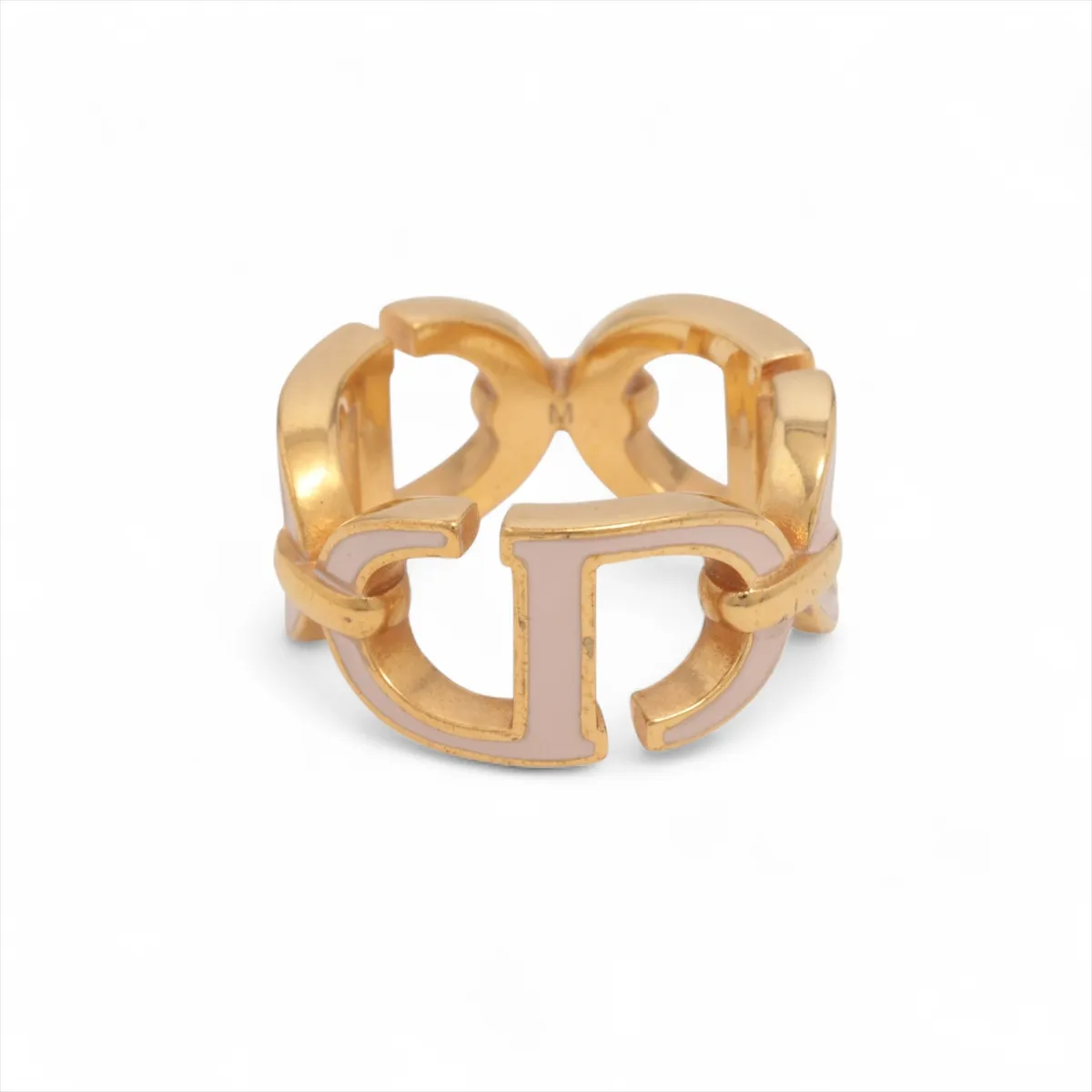 30 Montaigne Ring M GP Gold x Pink - dents,