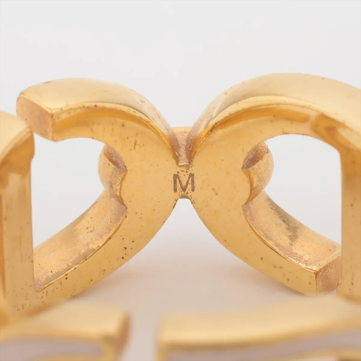 30 Montaigne Ring M GP Gold x Pink - dents, — view 3
