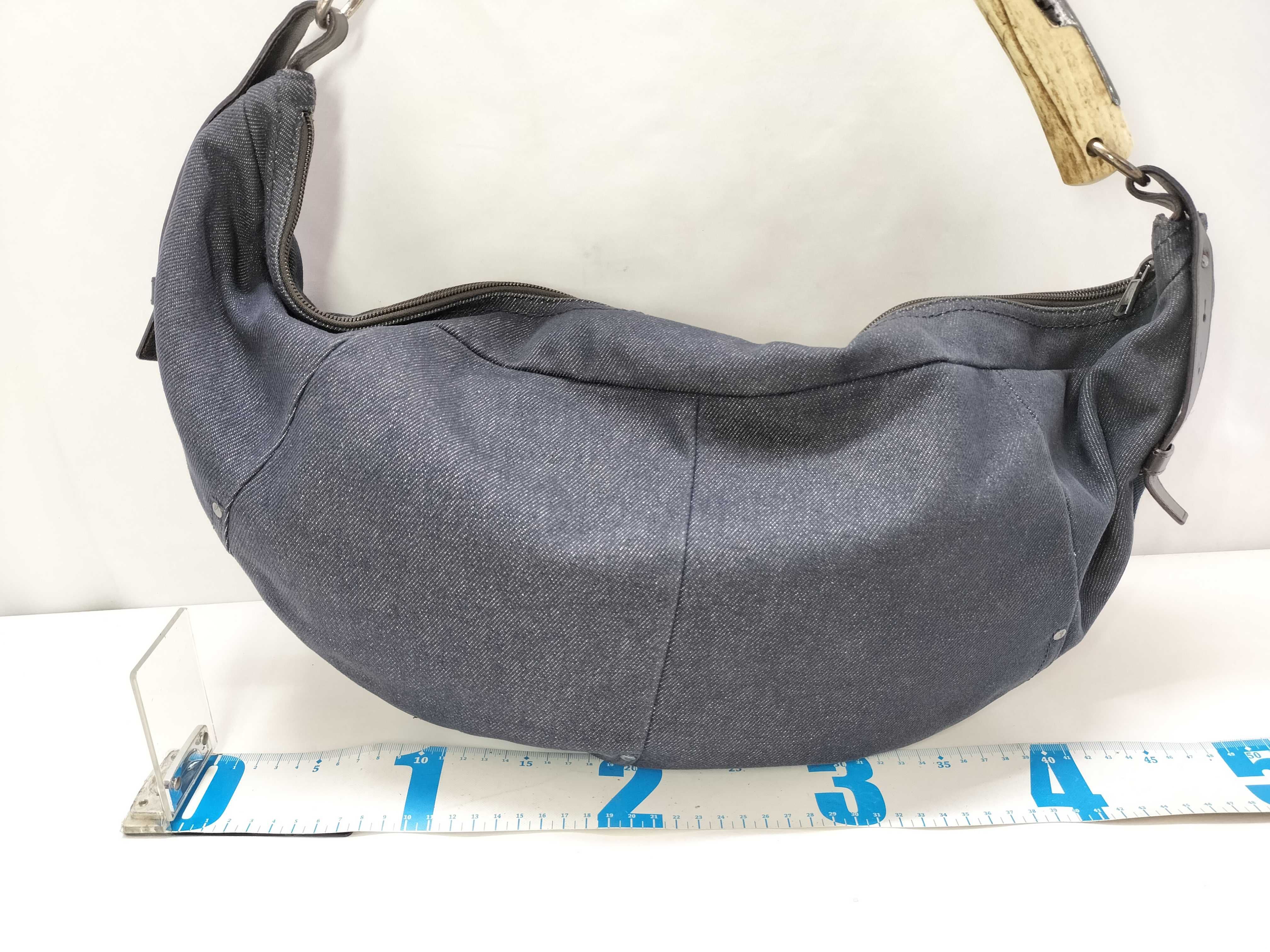 Mombasa Denim One-Shoulder Bag — view 2