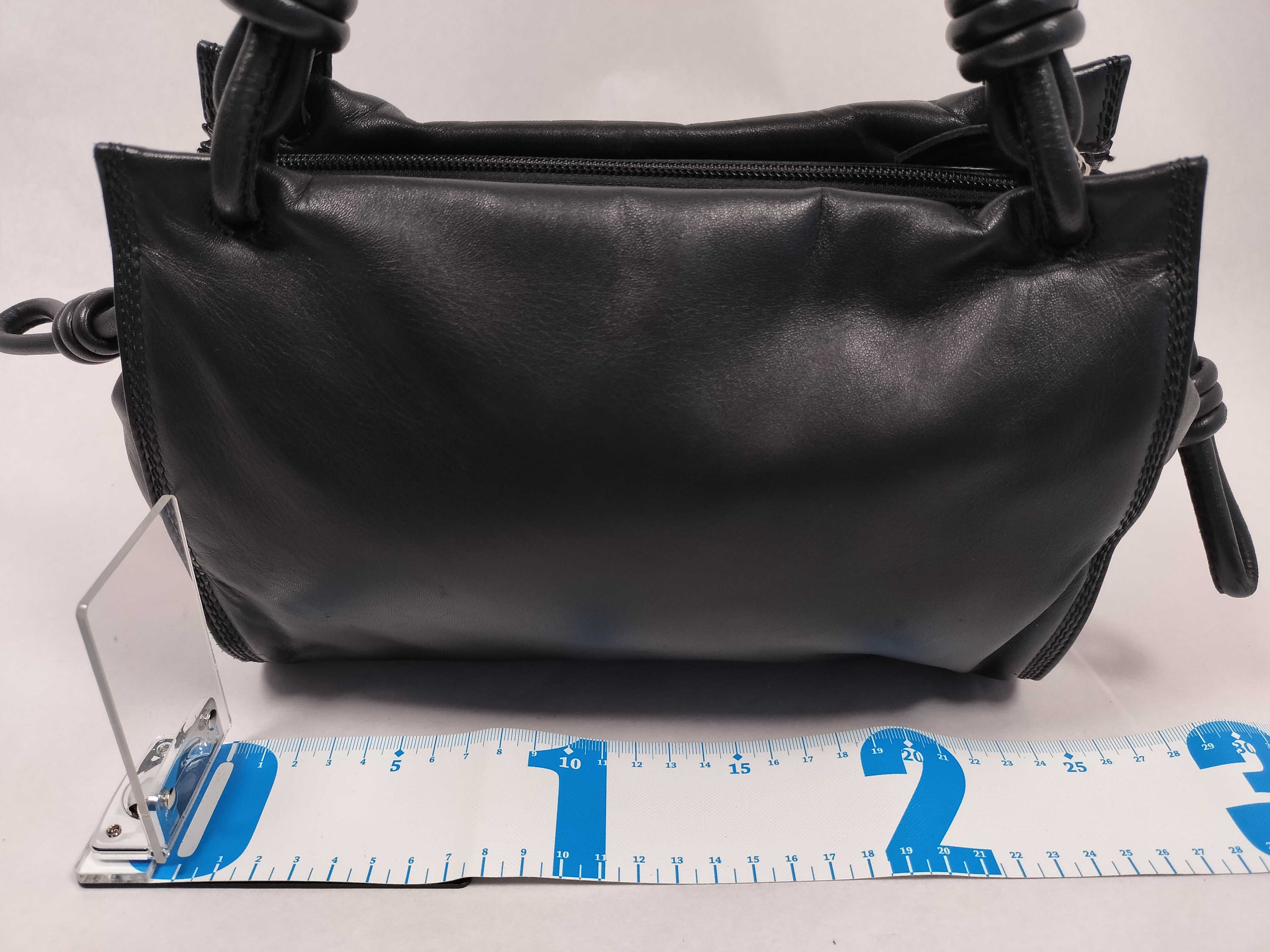 Anagram Handbag, Large Logo, Nappa Leather, Black Handbag — view 2