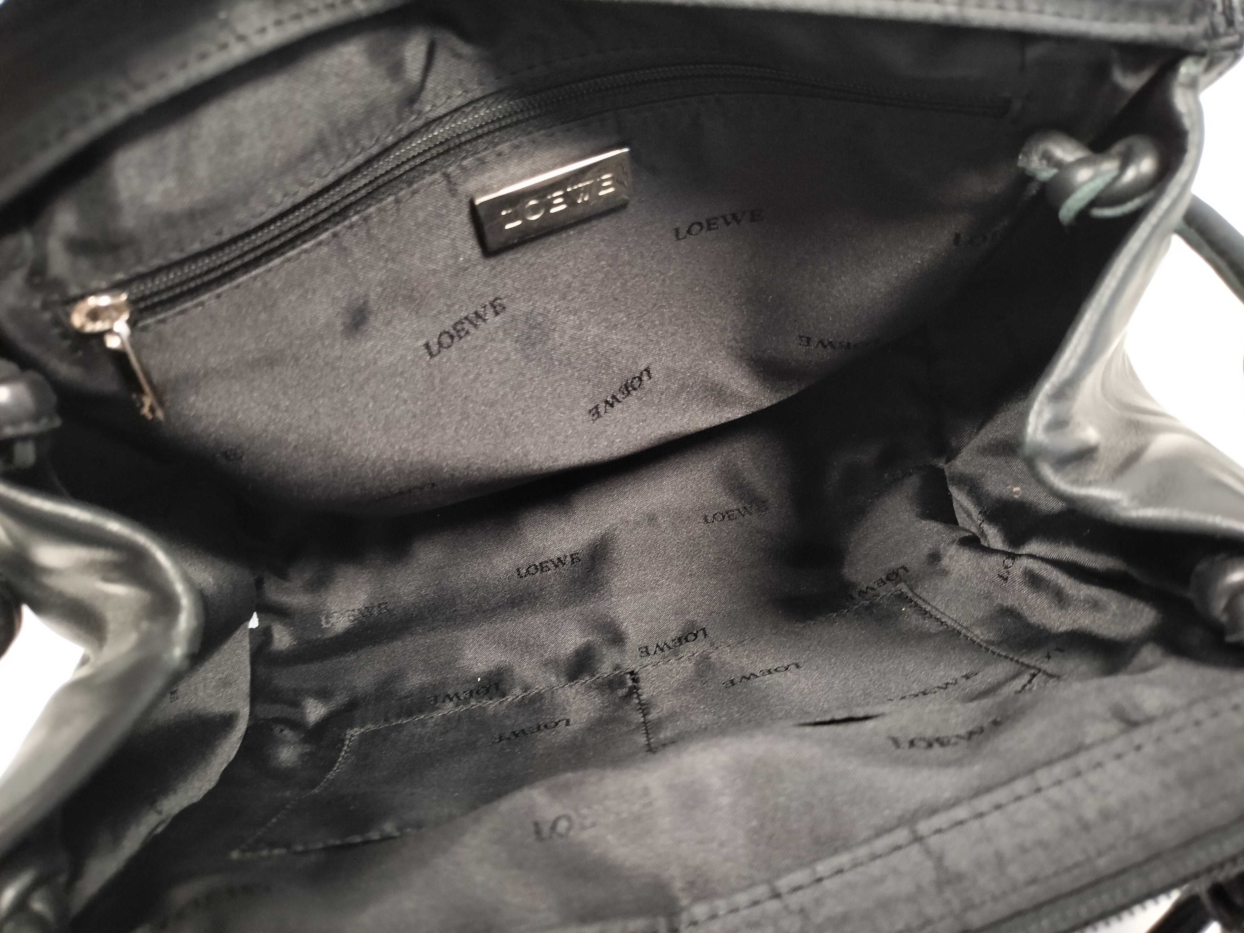 Anagram Handbag, Large Logo, Nappa Leather, Black Handbag — view 11