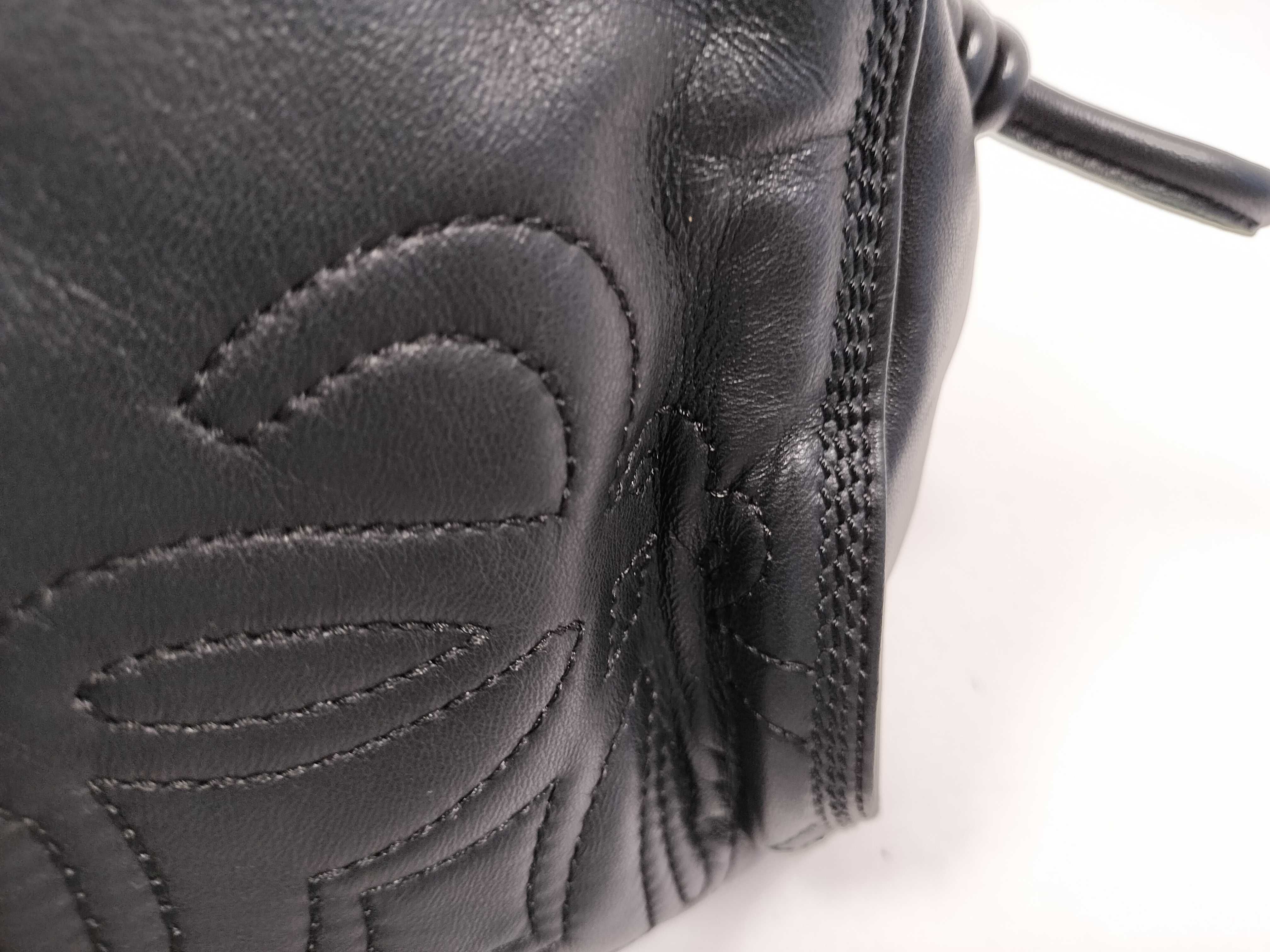 Anagram Handbag, Large Logo, Nappa Leather, Black Handbag — view 15