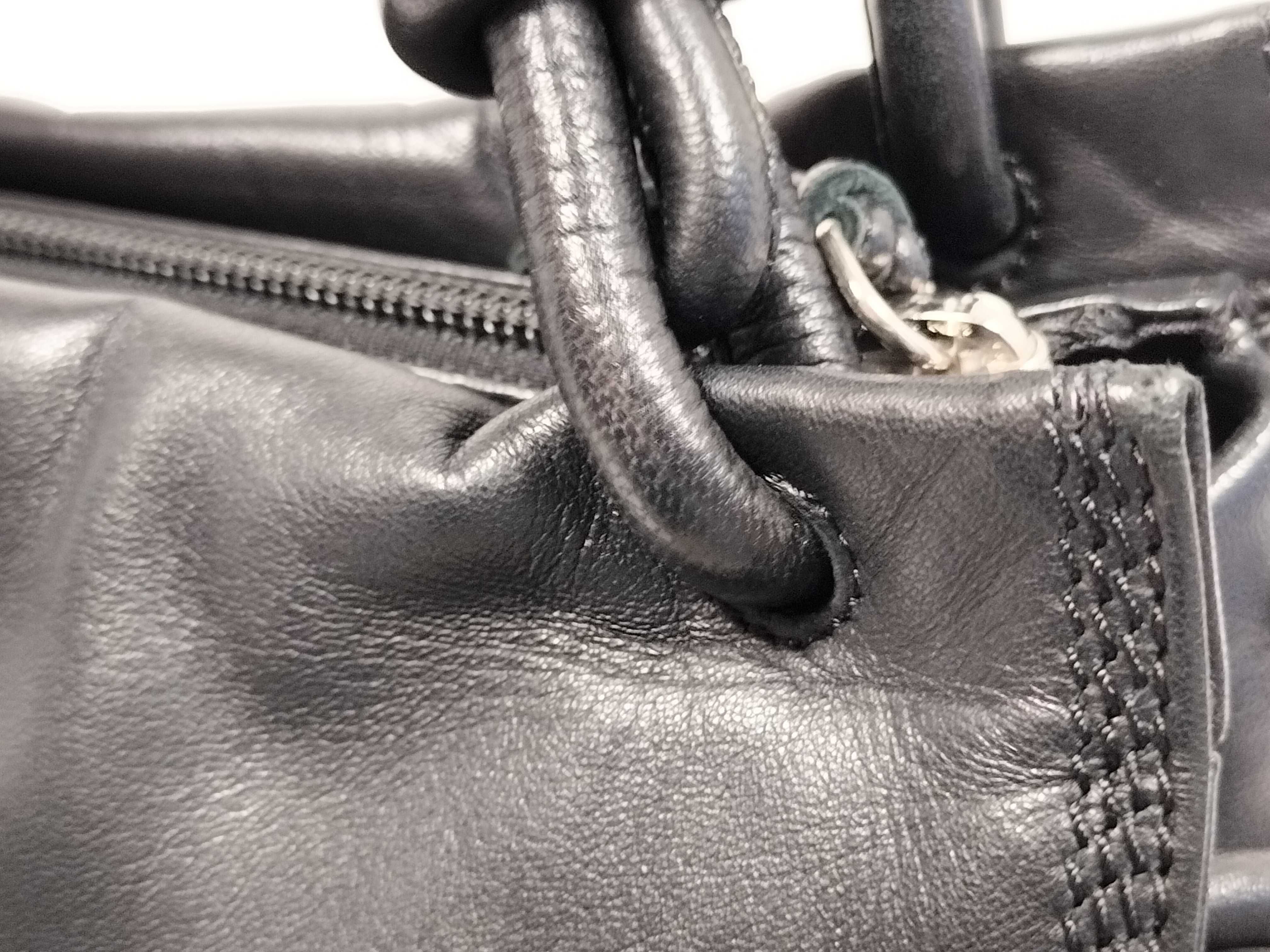 Anagram Handbag, Large Logo, Nappa Leather, Black Handbag — view 5