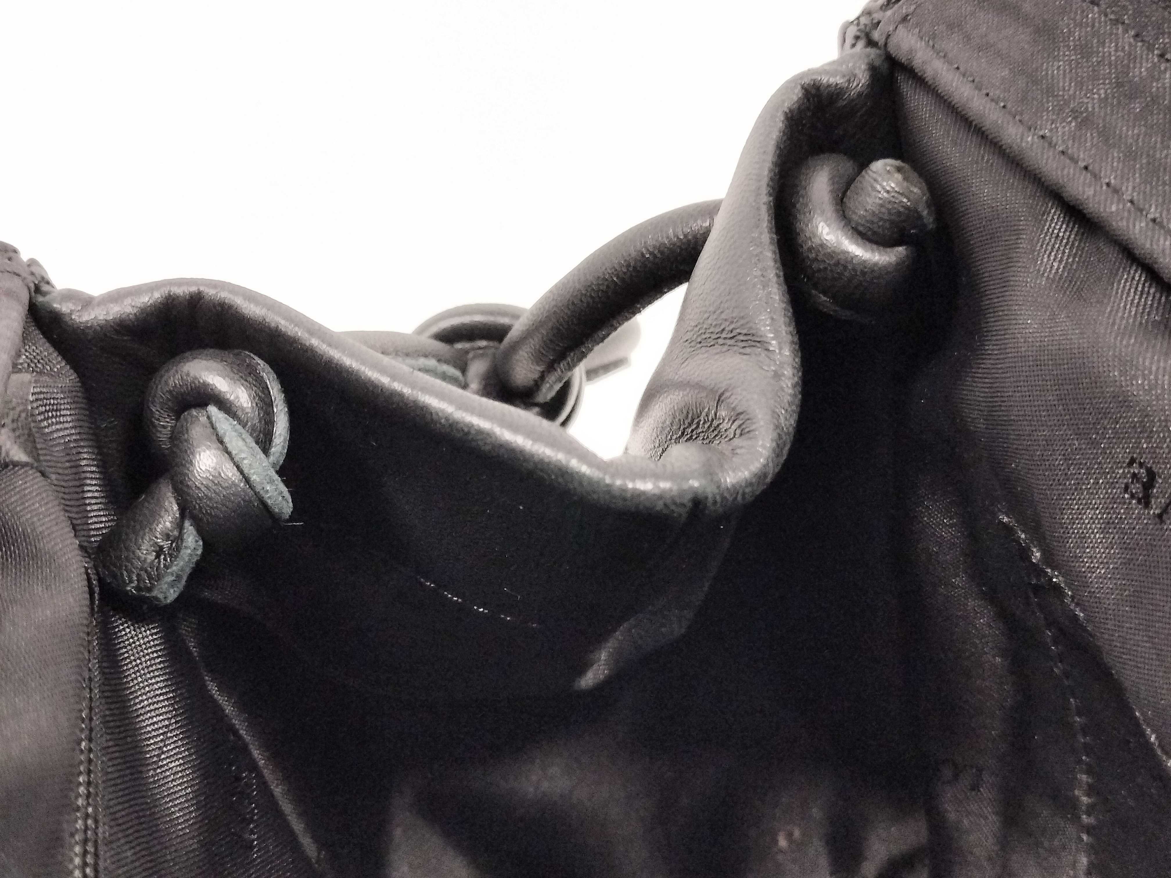 Anagram Handbag, Large Logo, Nappa Leather, Black Handbag — view 10