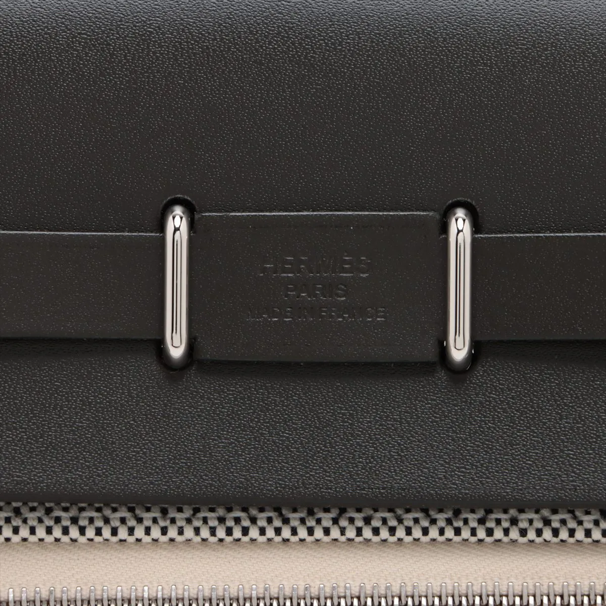 Ale Bag Zip 20 Mini Toile Ash x Vash Hunter Green Silver Hardware G:2026 — view 7