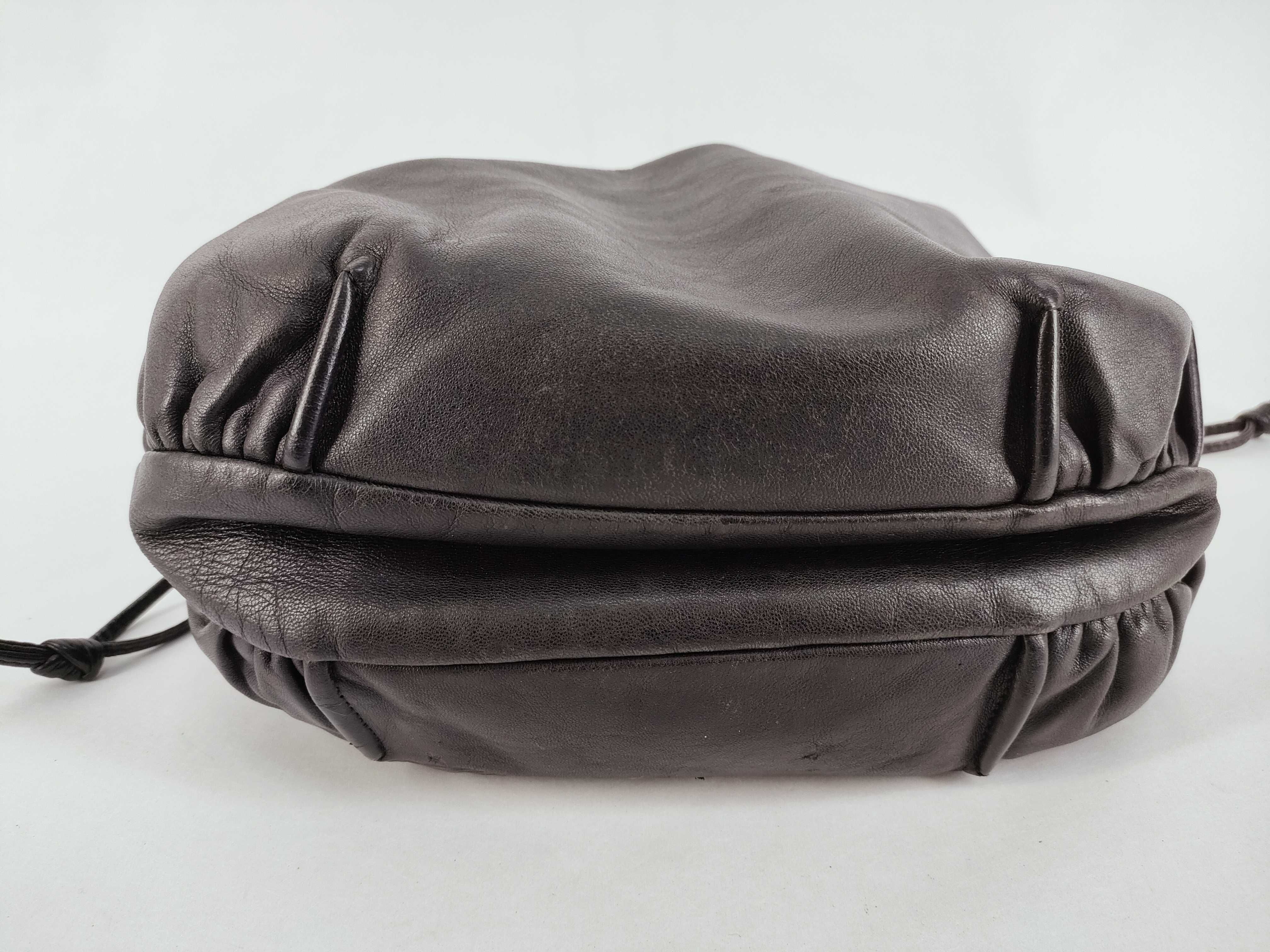Anagram Nappa Leather Drawstring Shoulder Bag — view 4