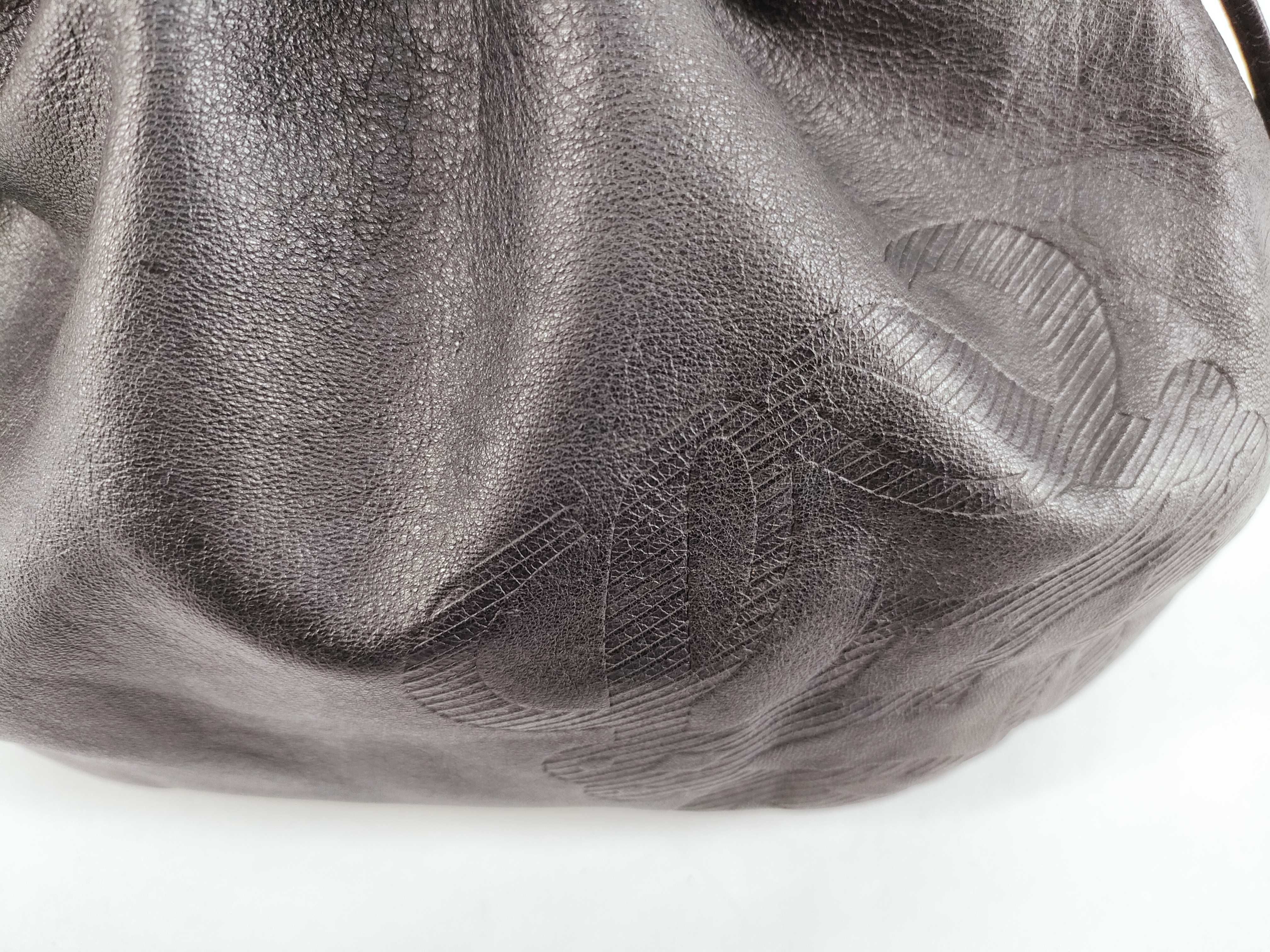 Anagram Nappa Leather Drawstring Shoulder Bag — view 6