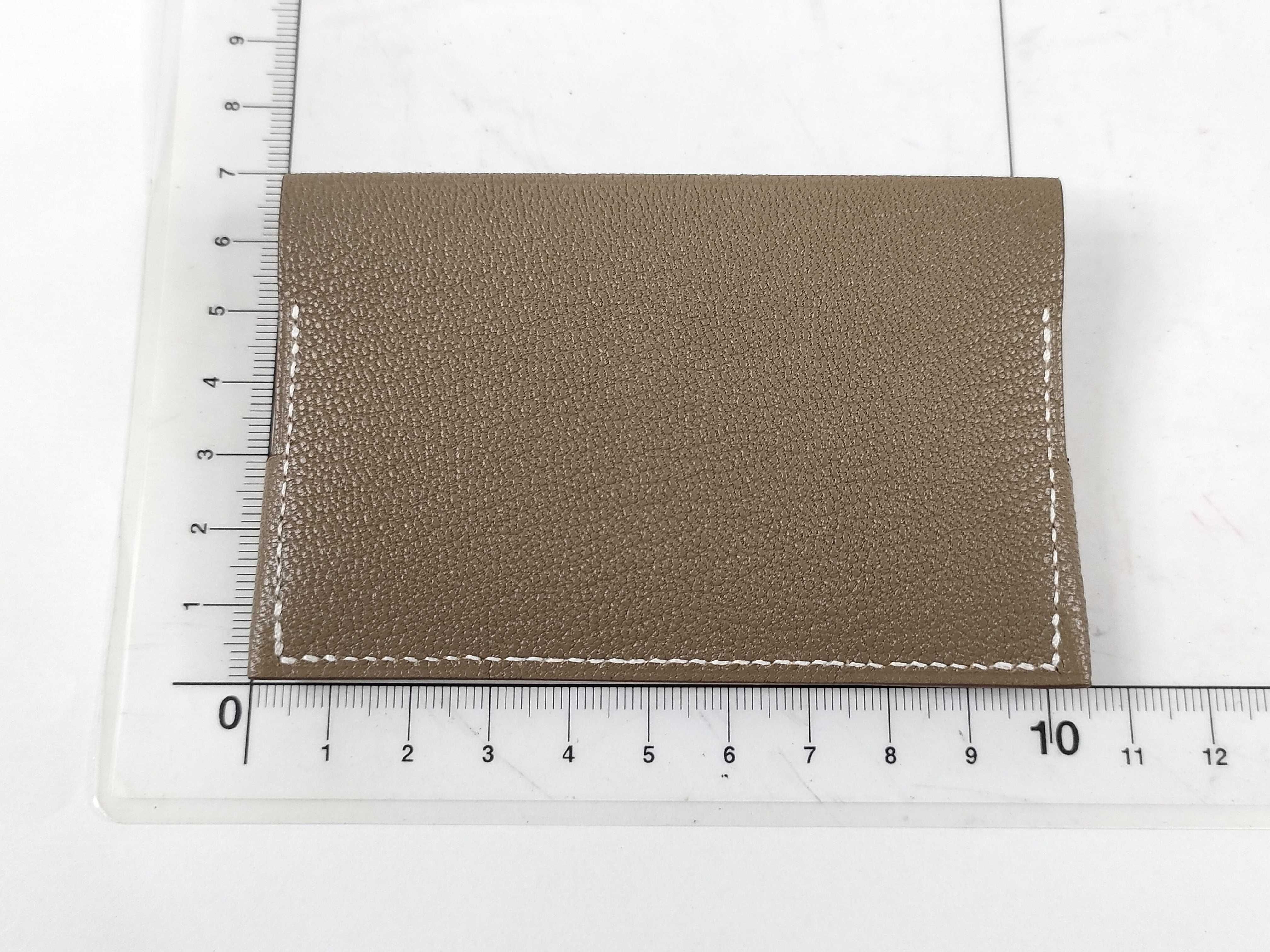 Coin de Mall Card Case, Etoupe, Unused. (Card case/Pass case/Business card holder) — view 2