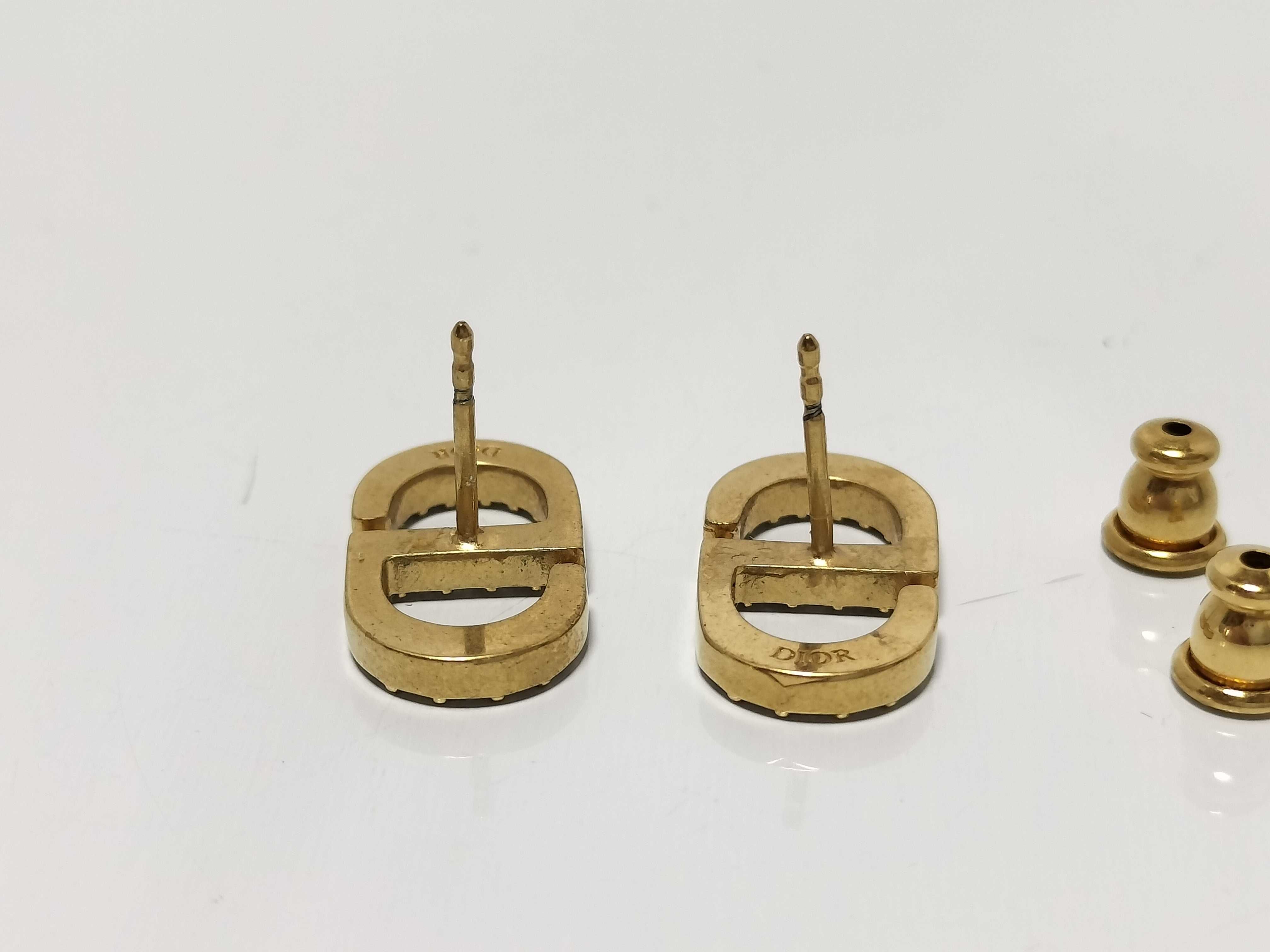 earrings CD logo earrings — view 2
