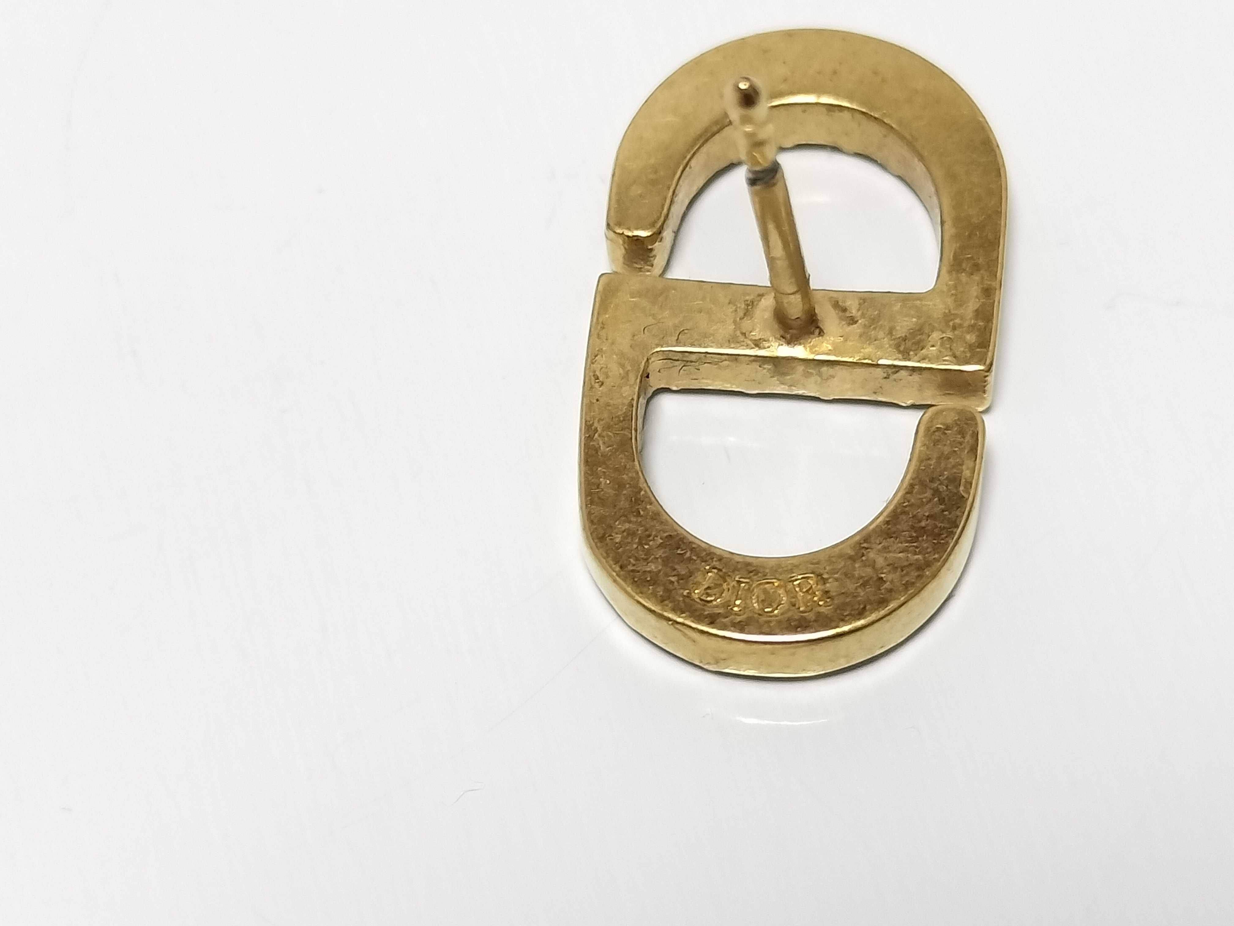 earrings CD logo earrings — view 3