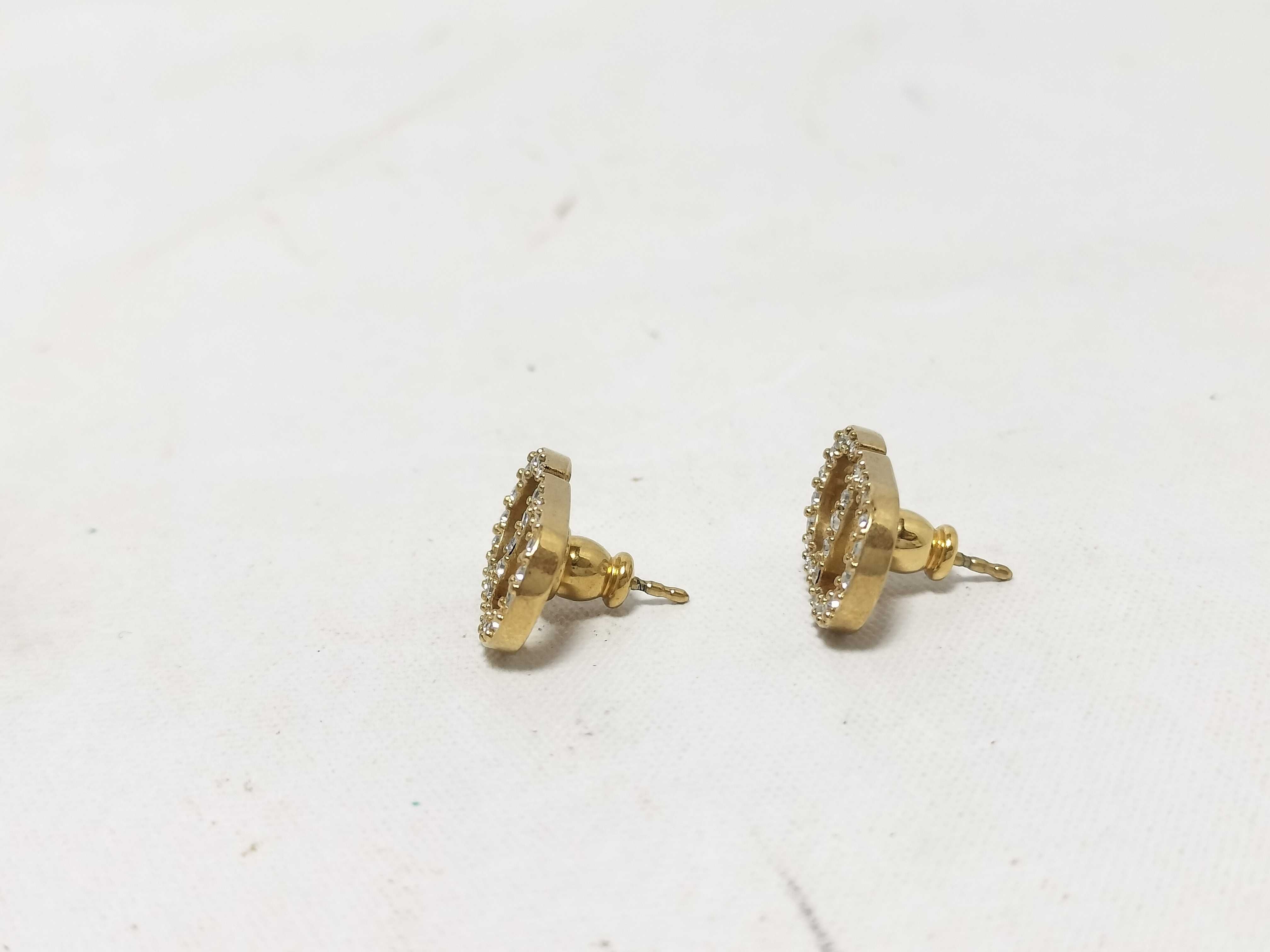 earrings CD logo earrings — view 4