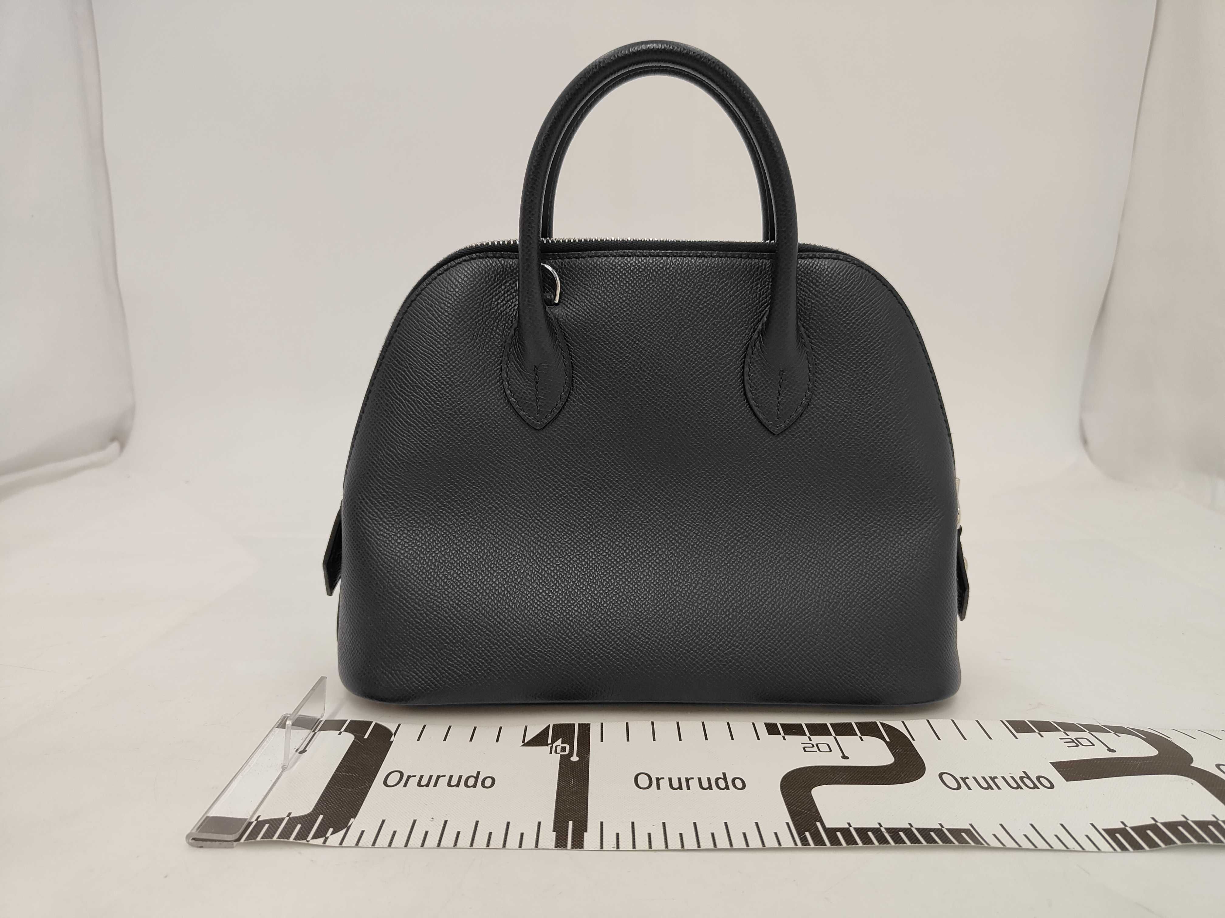Bolide 25 1923 Veau Epsom Leather Handbag with W Stamp and Box — view 2