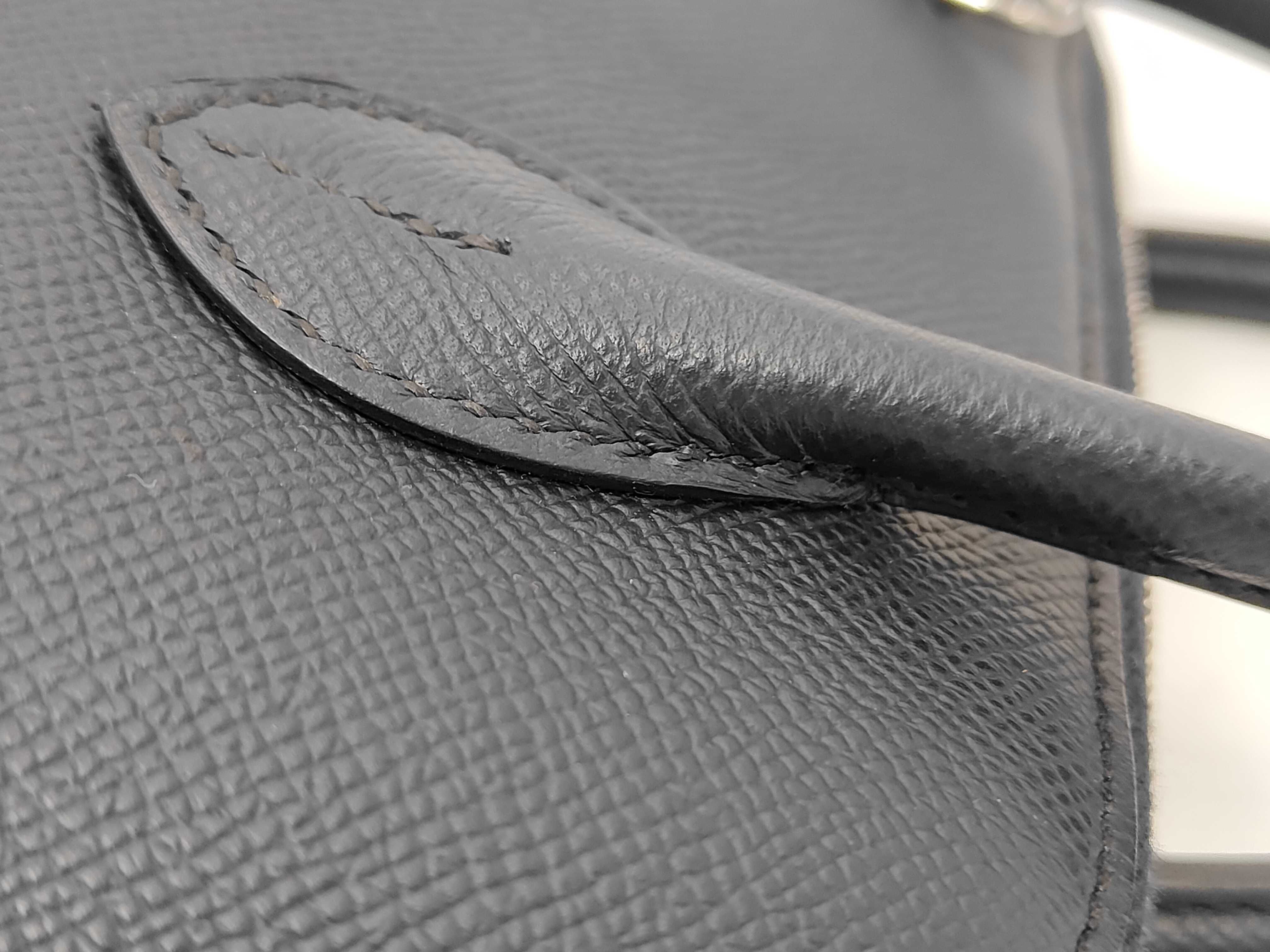 Bolide 25 1923 Veau Epsom Leather Handbag with W Stamp and Box — view 5