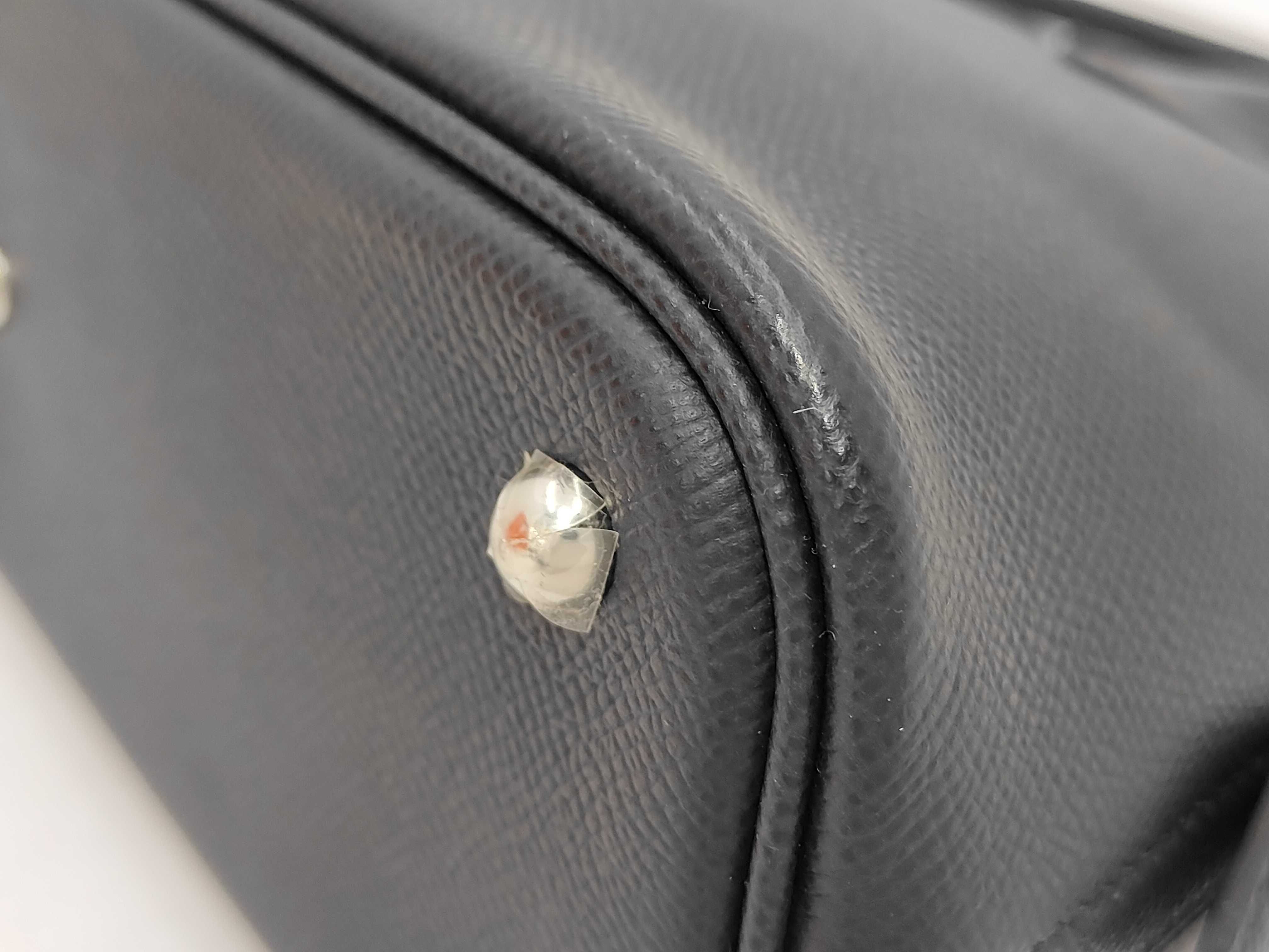 Bolide 25 1923 Veau Epsom Leather Handbag with W Stamp and Box — view 7