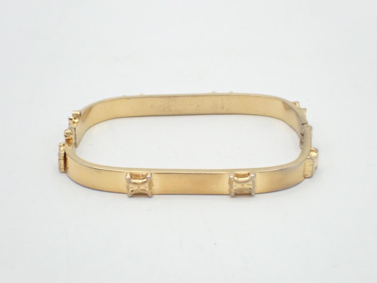 Gold Triomphe bangle, wrist circumference approximately 18cm — view 2