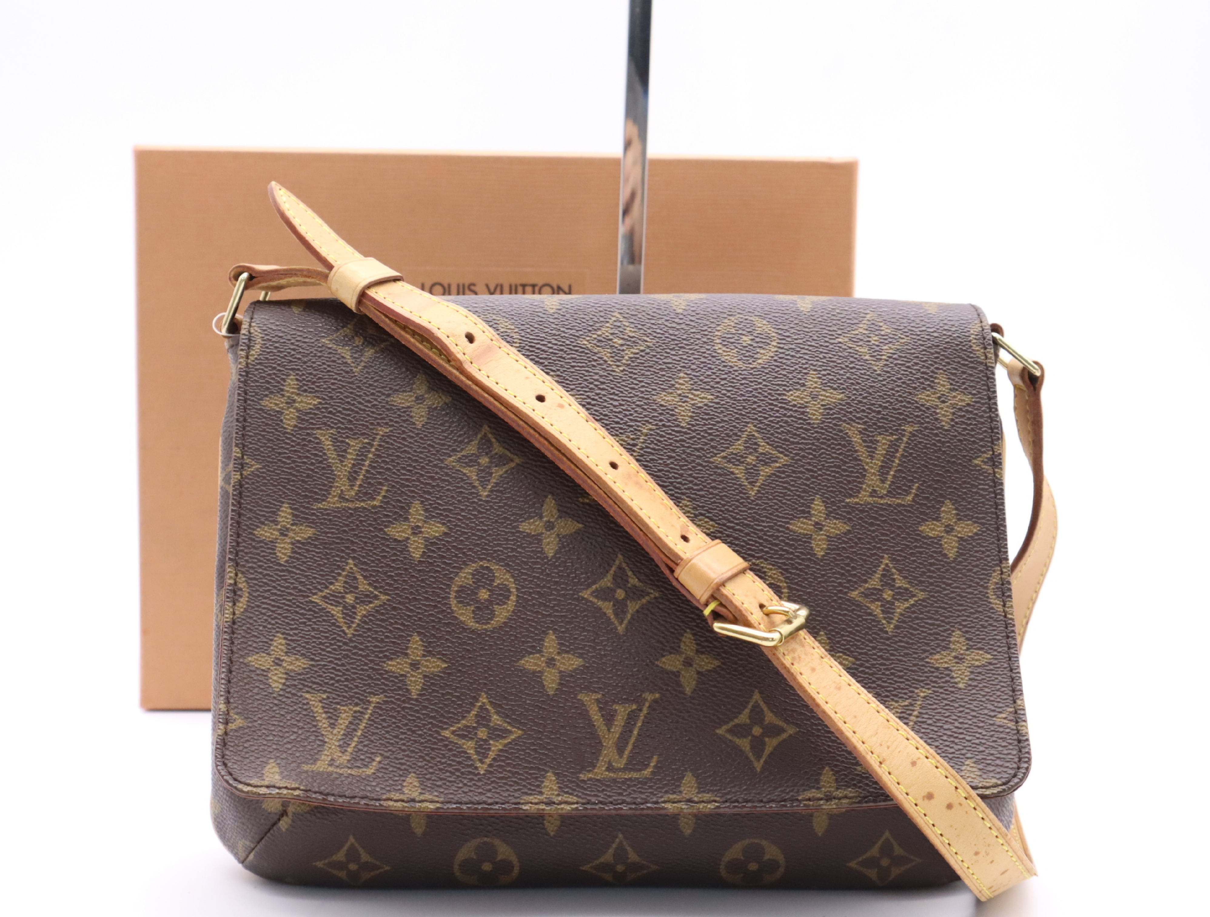M51257 Monogram Musette Tango Short Shoulder Bag with Box