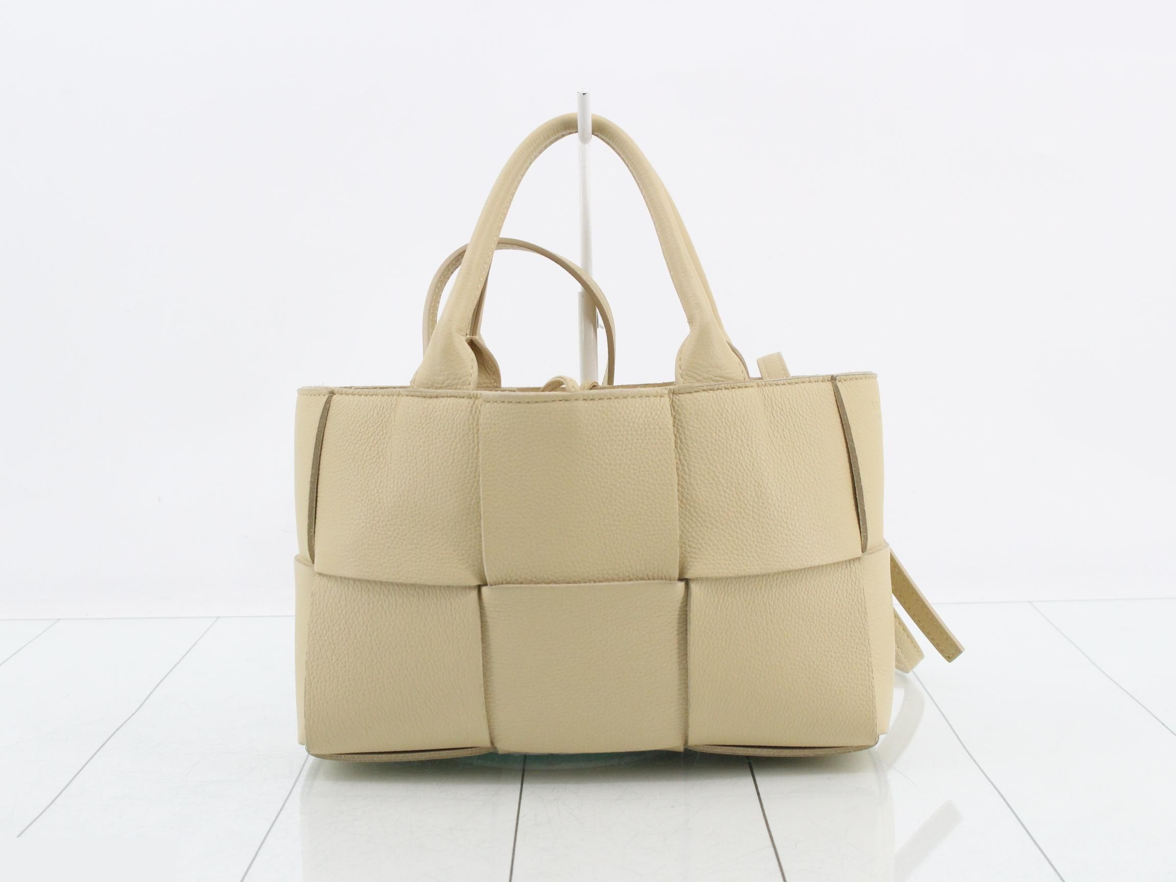 Maxi Intrecciato Mini Arco Leather 2-Way Handbag — view 2