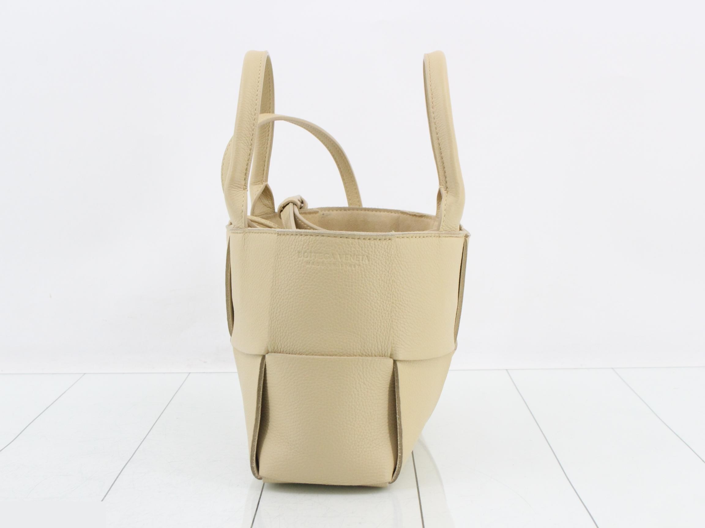 Maxi Intrecciato Mini Arco Leather 2-Way Handbag — view 4