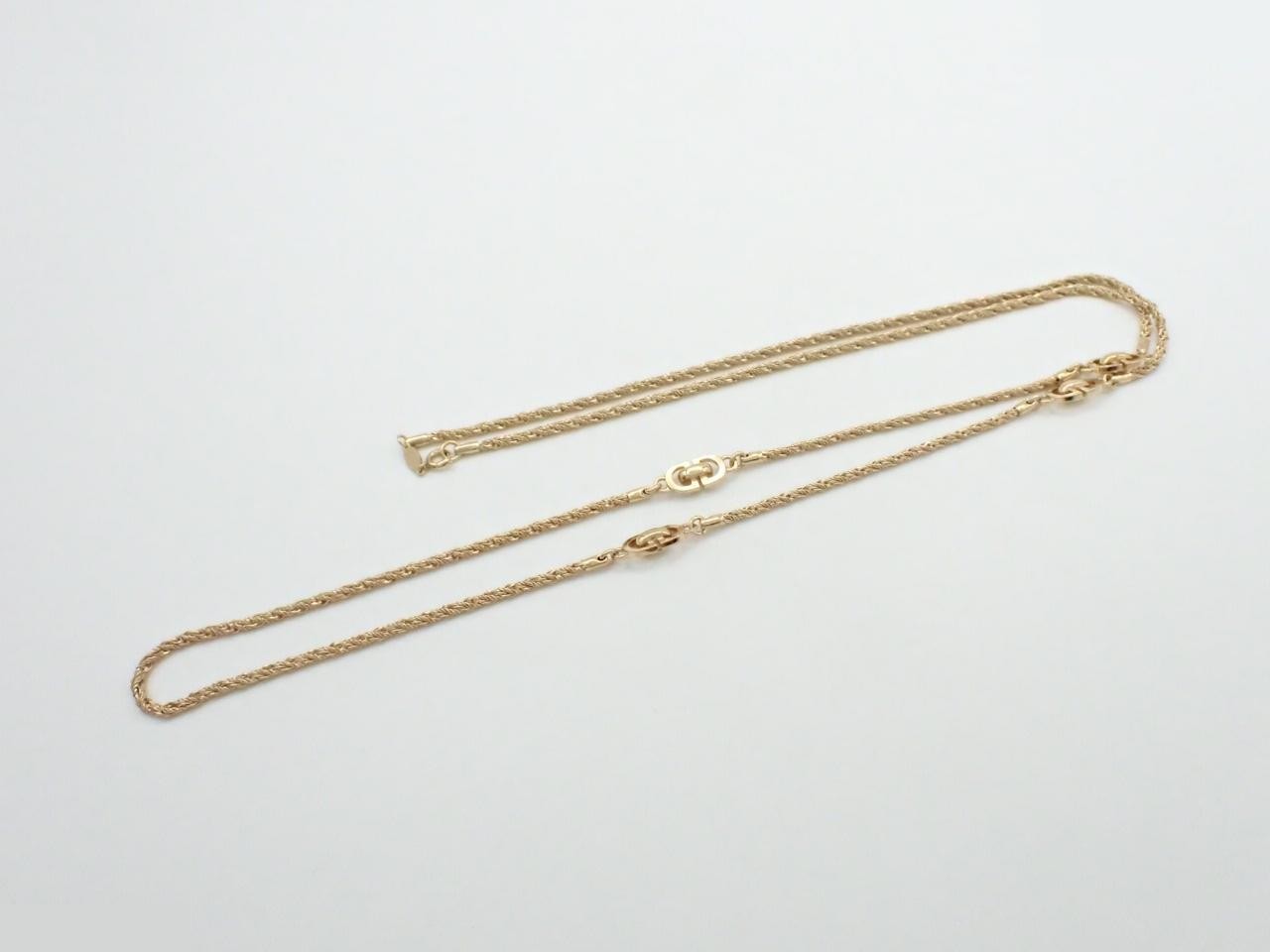 Other lines: Precious metal necklaces and pendants, total length approximately 90 cm. — view 5