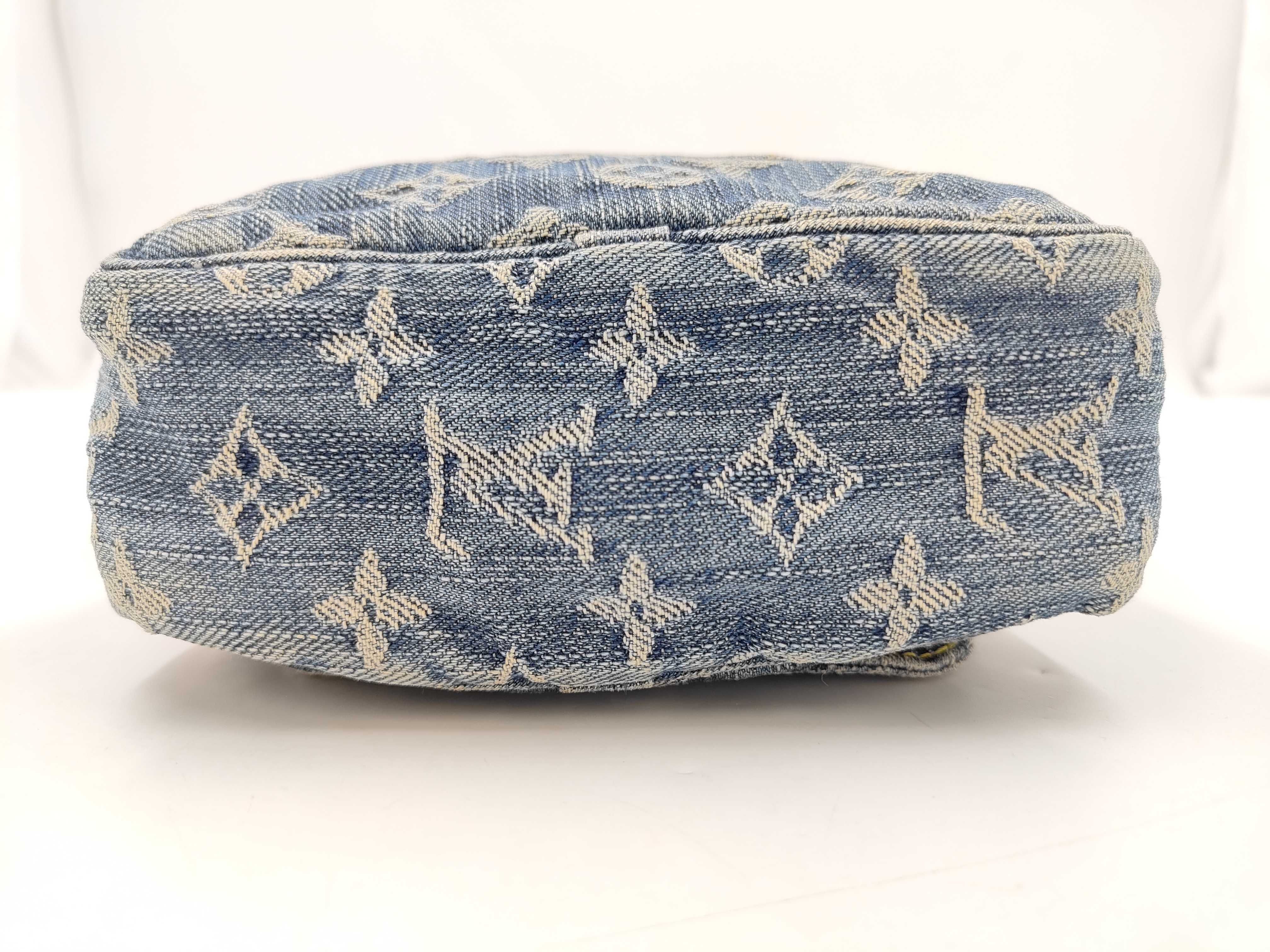 LV Monogram Denim Camera Bag Blue GV M95348 SR0067 Shoulder Bag — view 7
