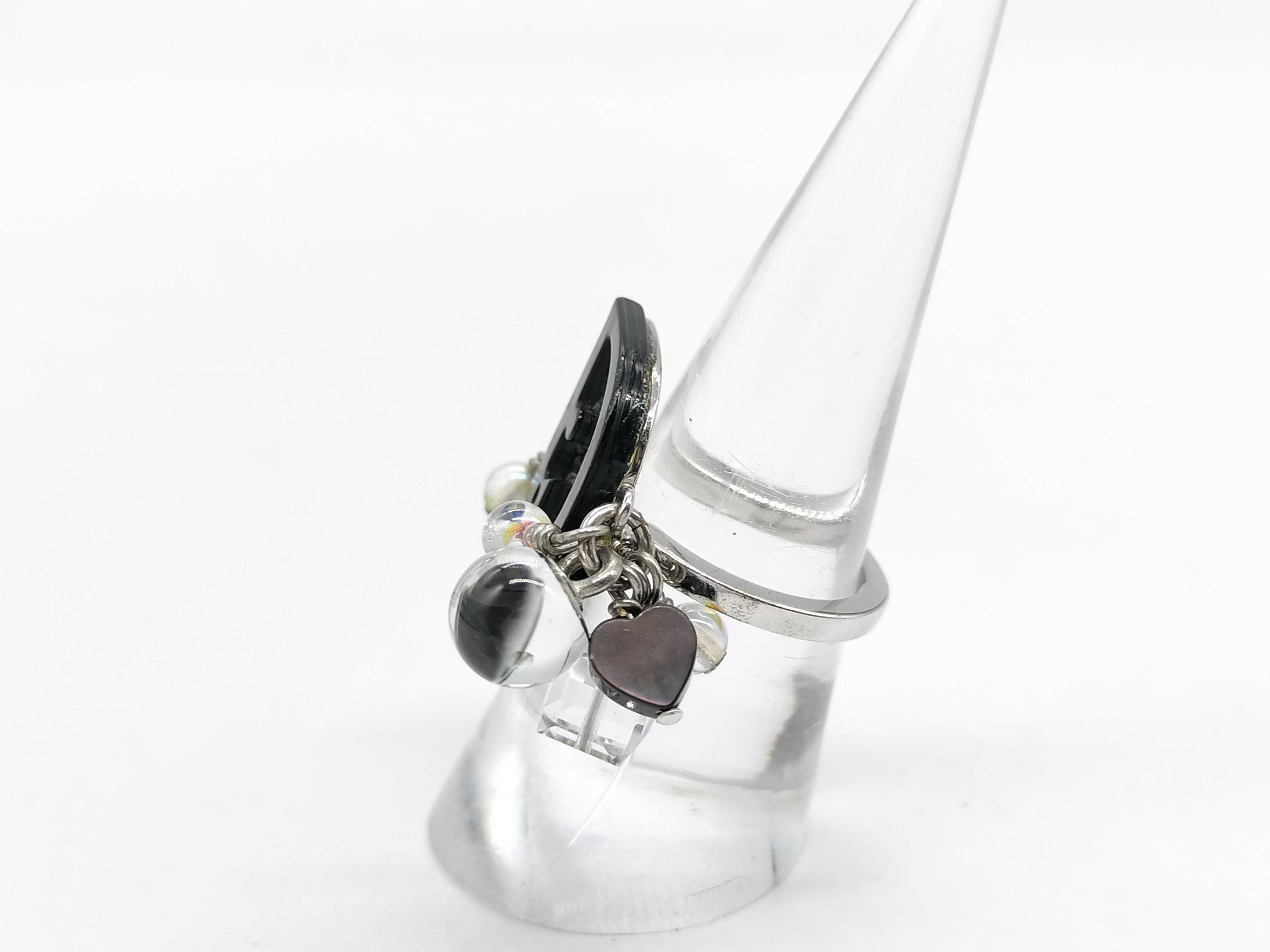Ring Logo Heart Stone Ring — view 3