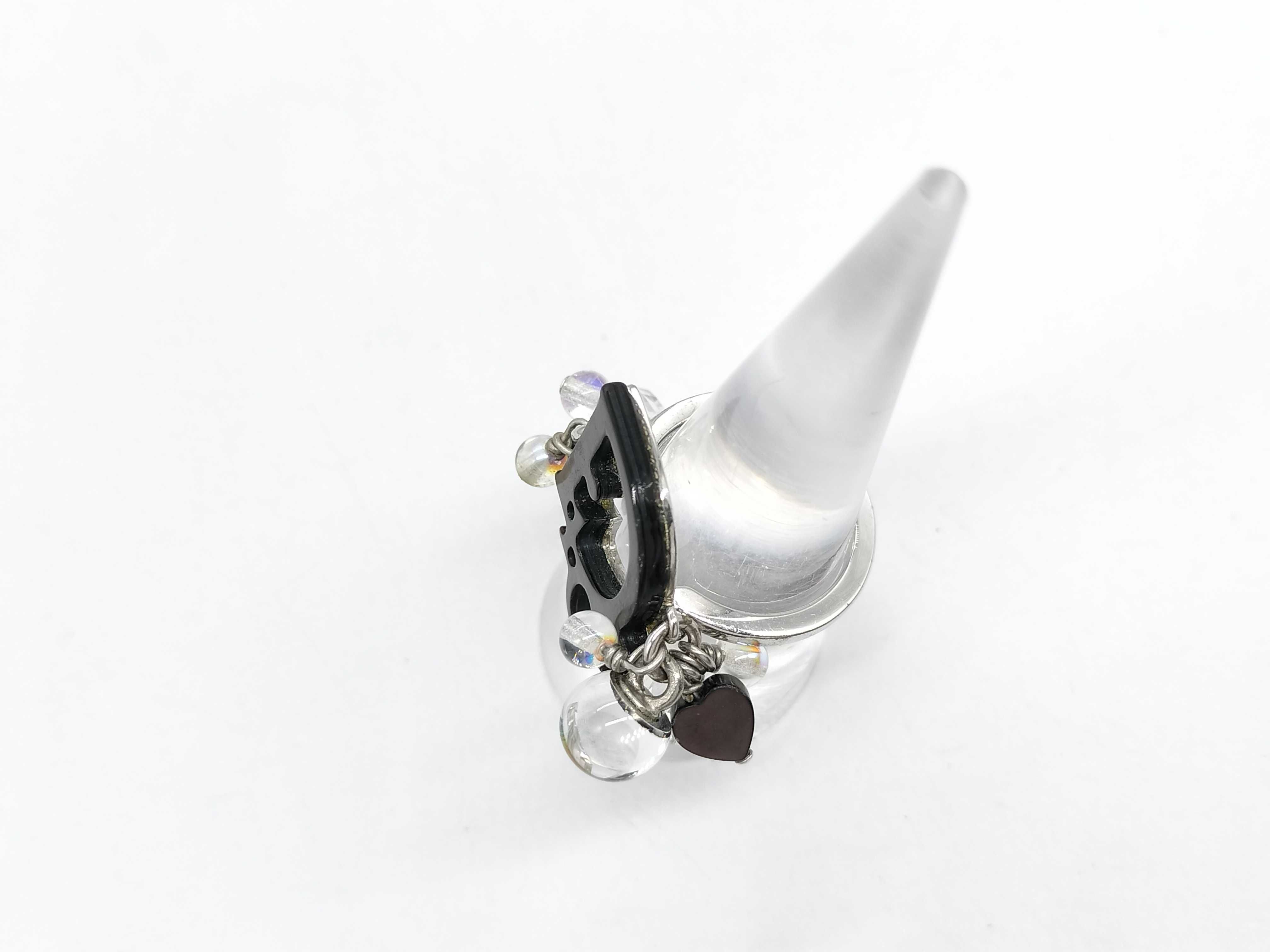 Ring Logo Heart Stone Ring — view 4