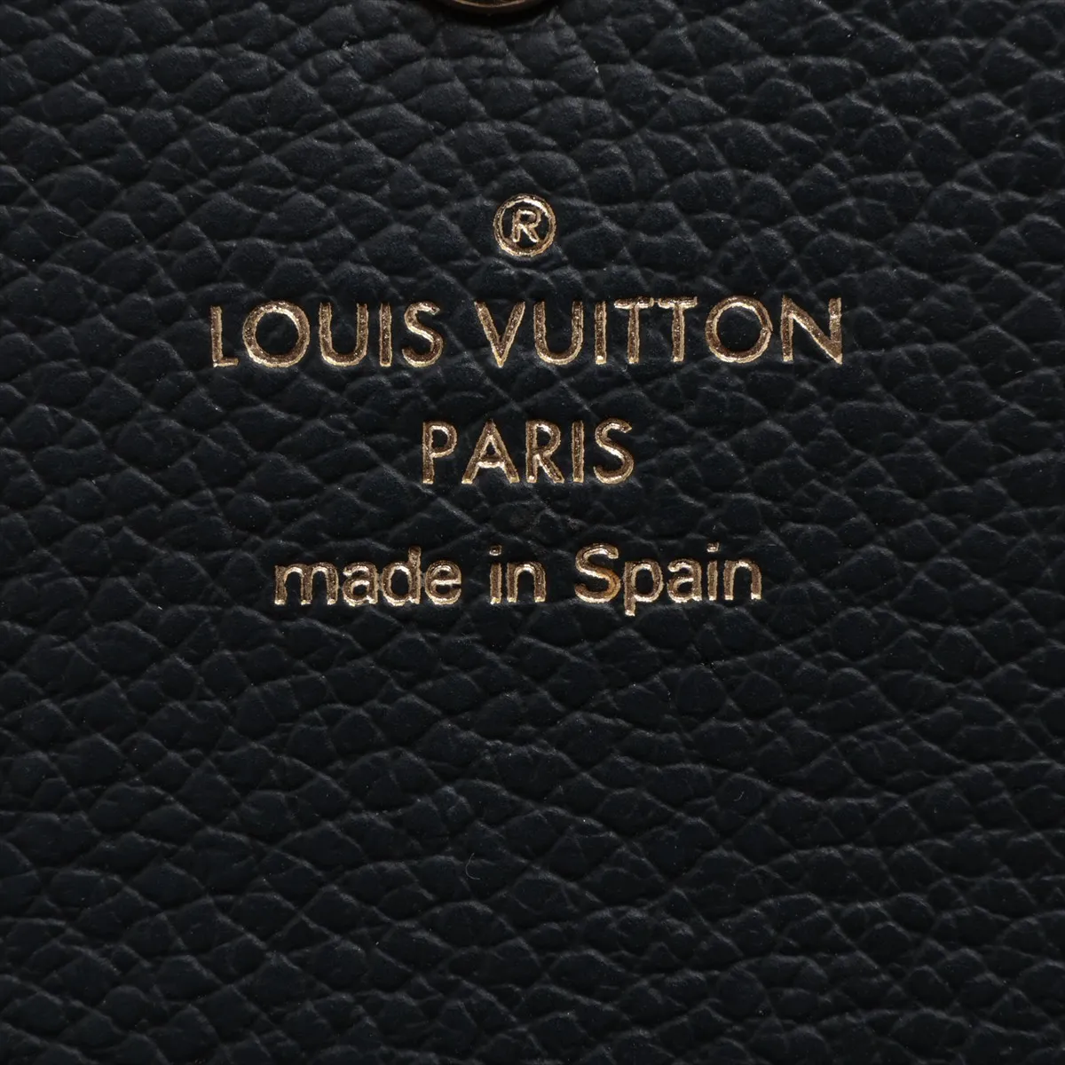 Bicolor Monogram Empreinte Portefeuille Sara M80496 Noir x Crème Long Wallet RFID Reactive — view 8