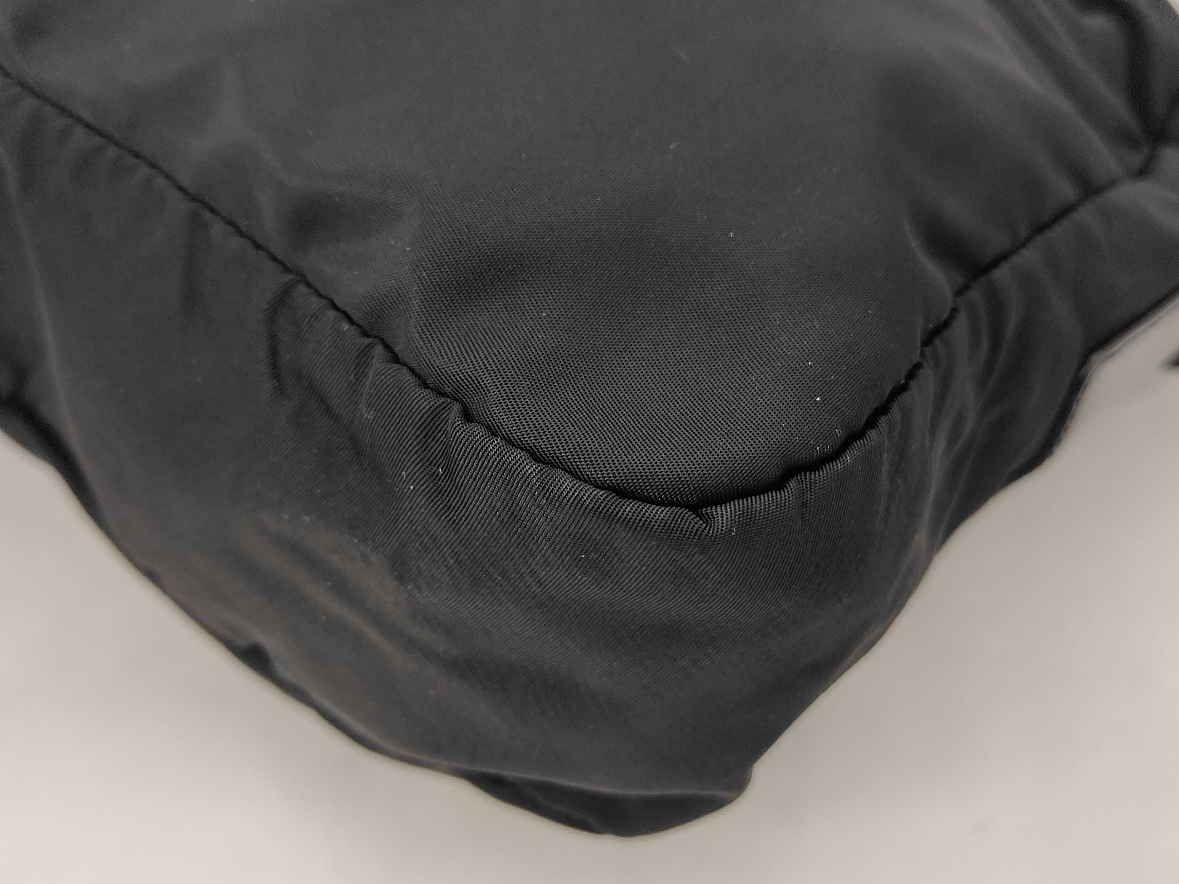 Nylon Shoulder Bag, Black Nylon Shoulder Bag — view 4